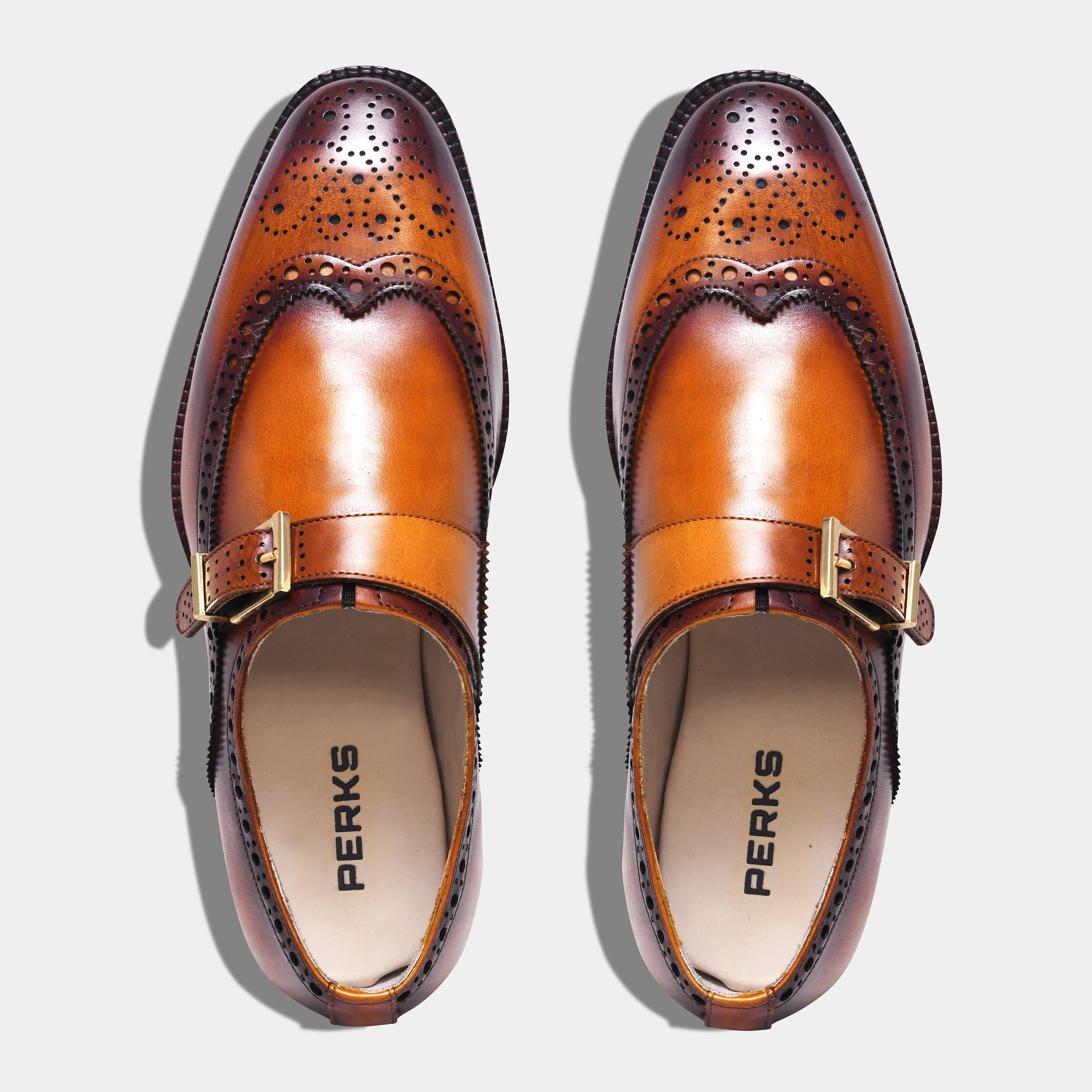 SHELBY'S MONK | BROGUE TAN