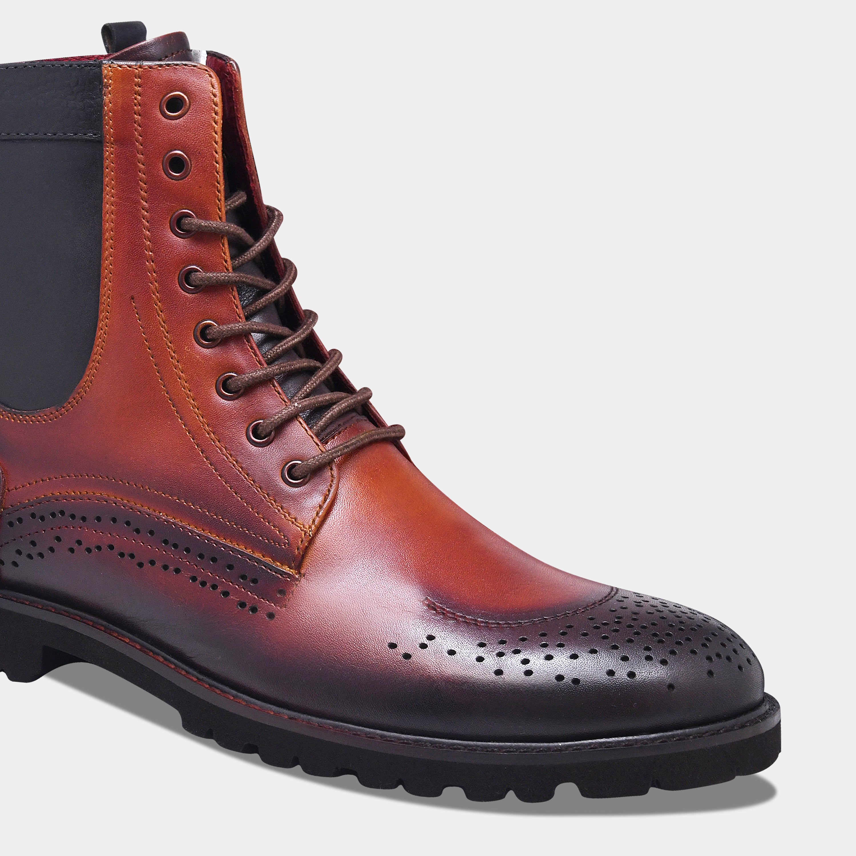 VINCENT BOOT | BROGUE BROWN