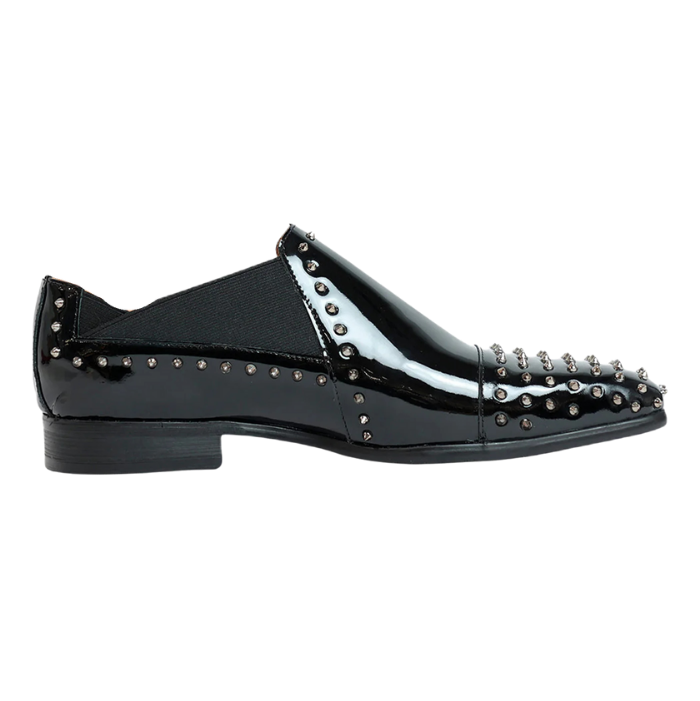 Bellini Loafer | Black with studs