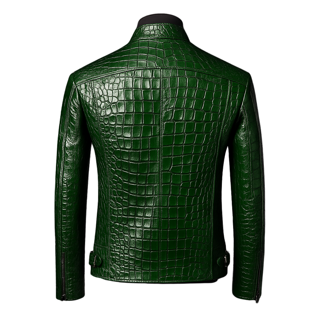 WALTER CROCO JACKET | GREEN