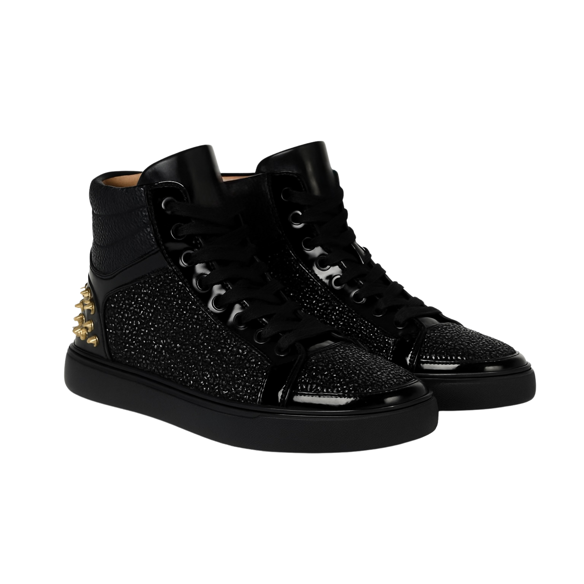 CAPO NERO HIGH SNEAKER | BLACK