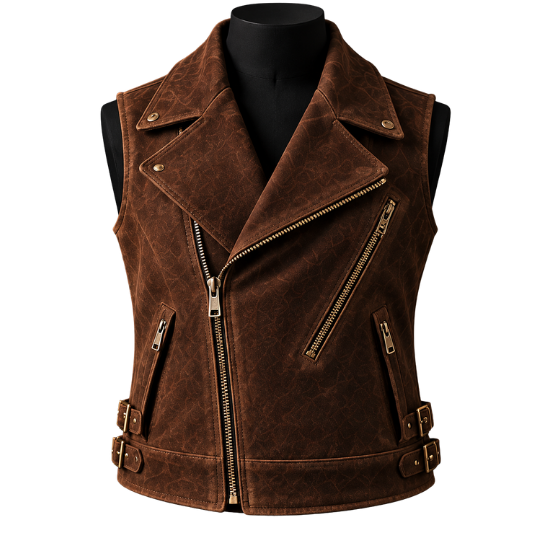 RAVELLO VEST | BROWN