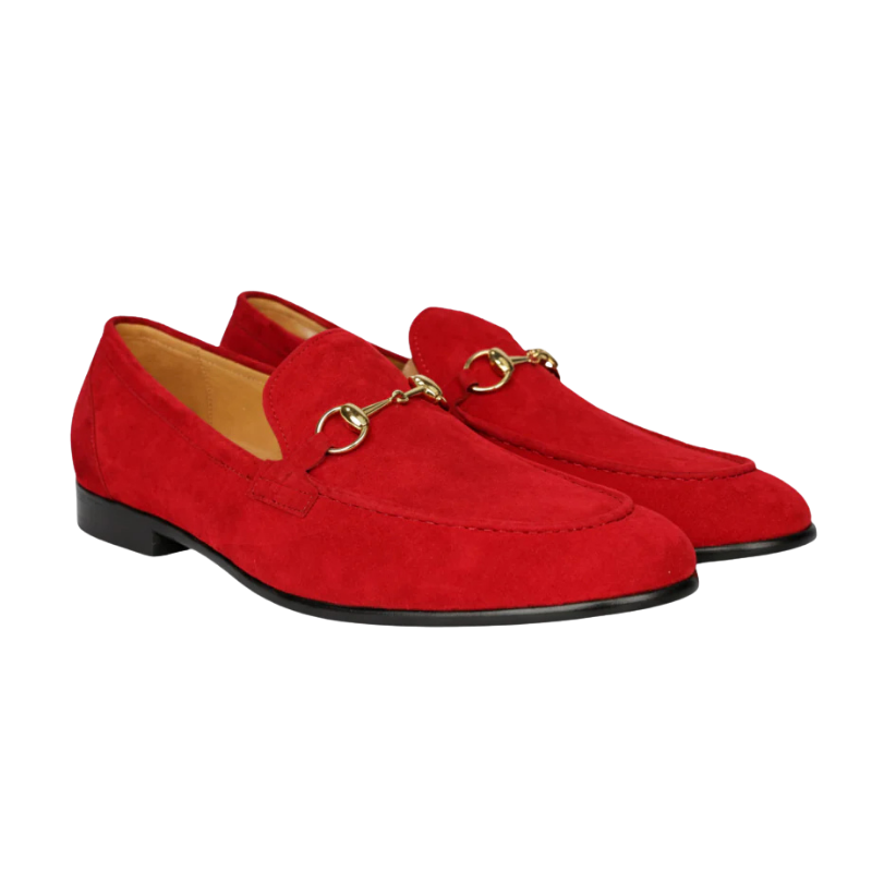 Montavio Suede Loafer | Red