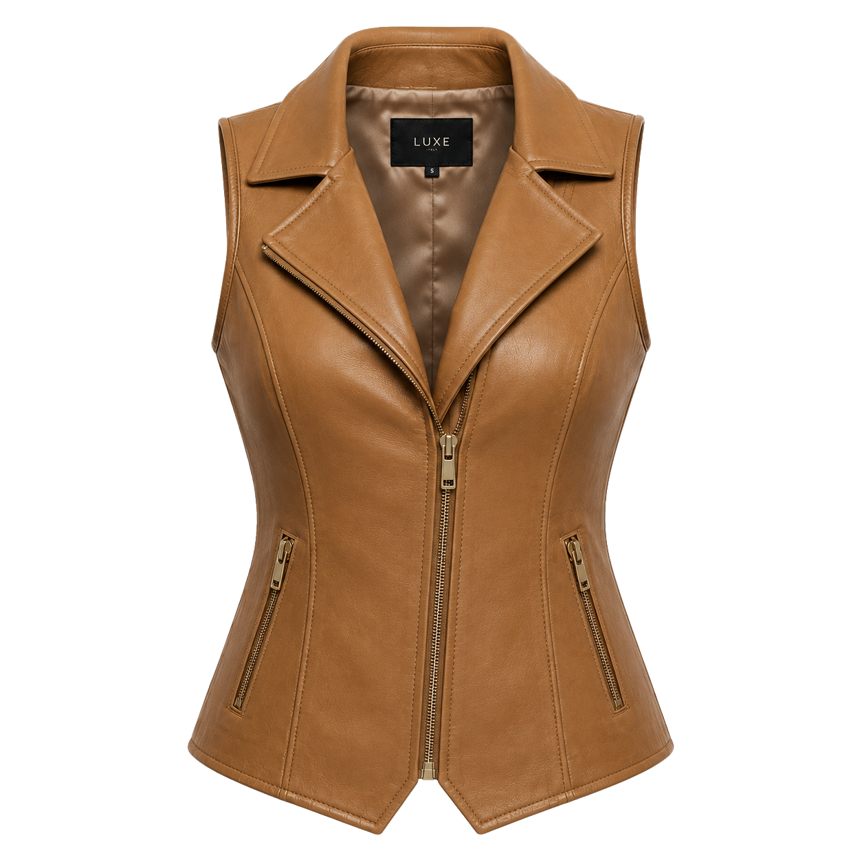 DONNA NERA VEST | TAN