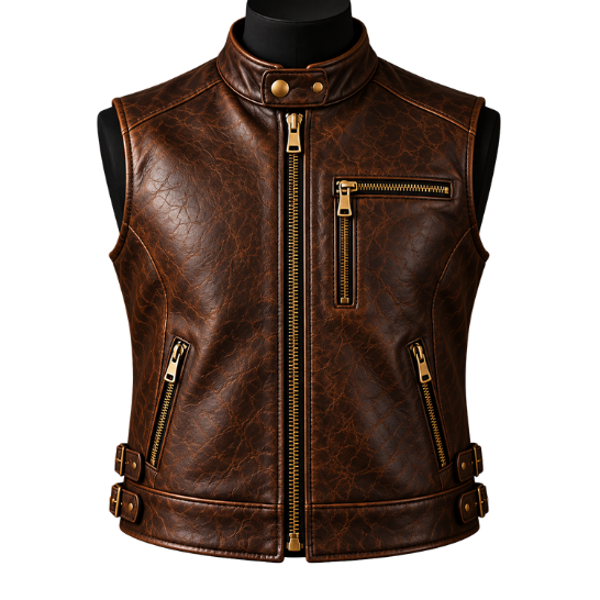 GRIMSTONE VEST | BROWN