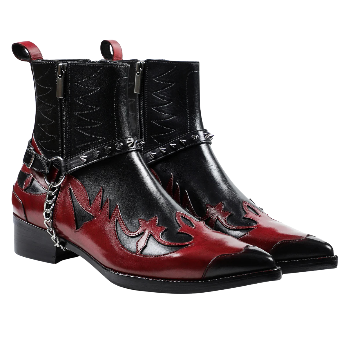 THE DON'S BOOT | BLACK/RED