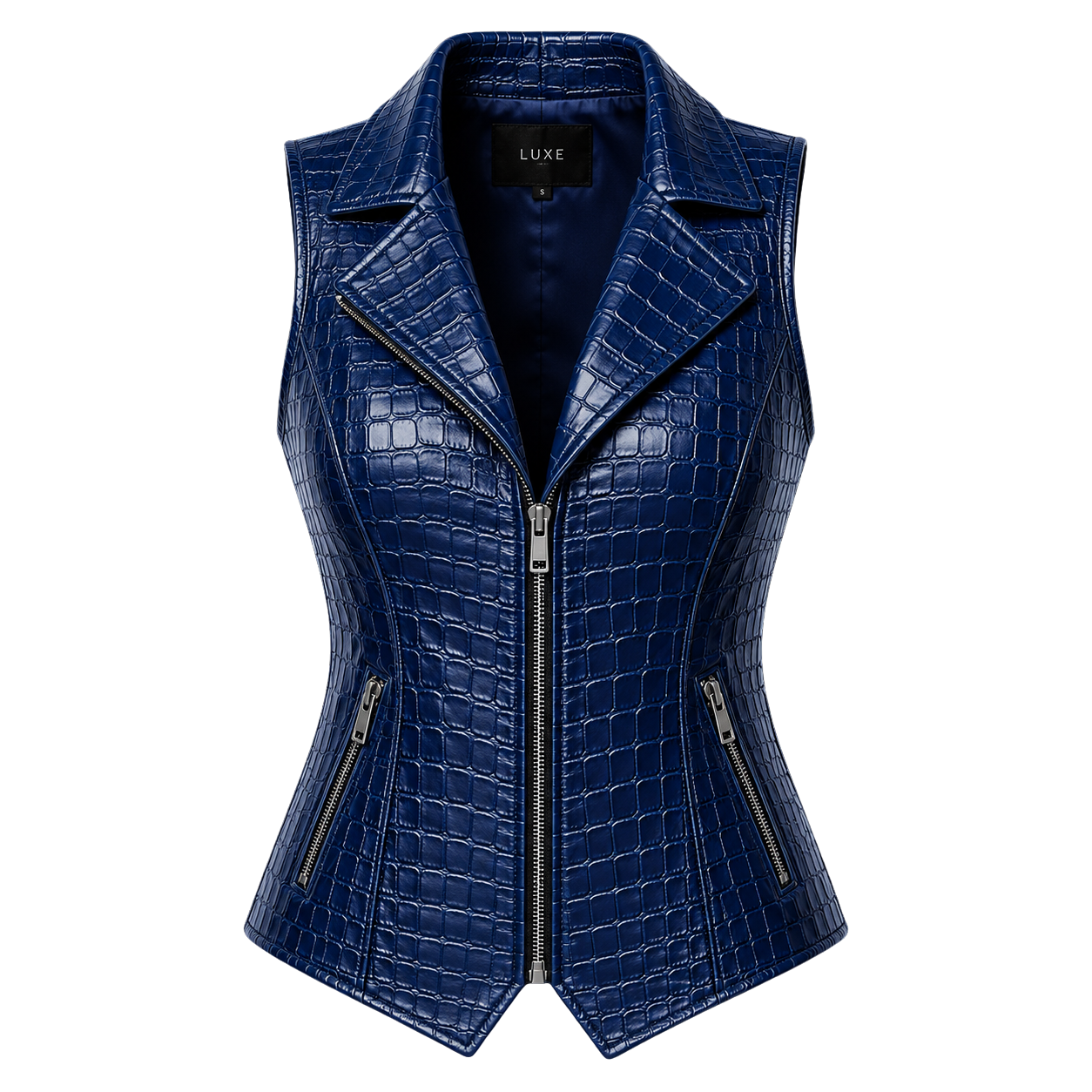 THE BOSS CROCO VEST | BLUE