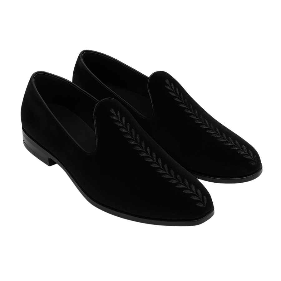 VITO EMBROIDERY LOAFER | BLACK