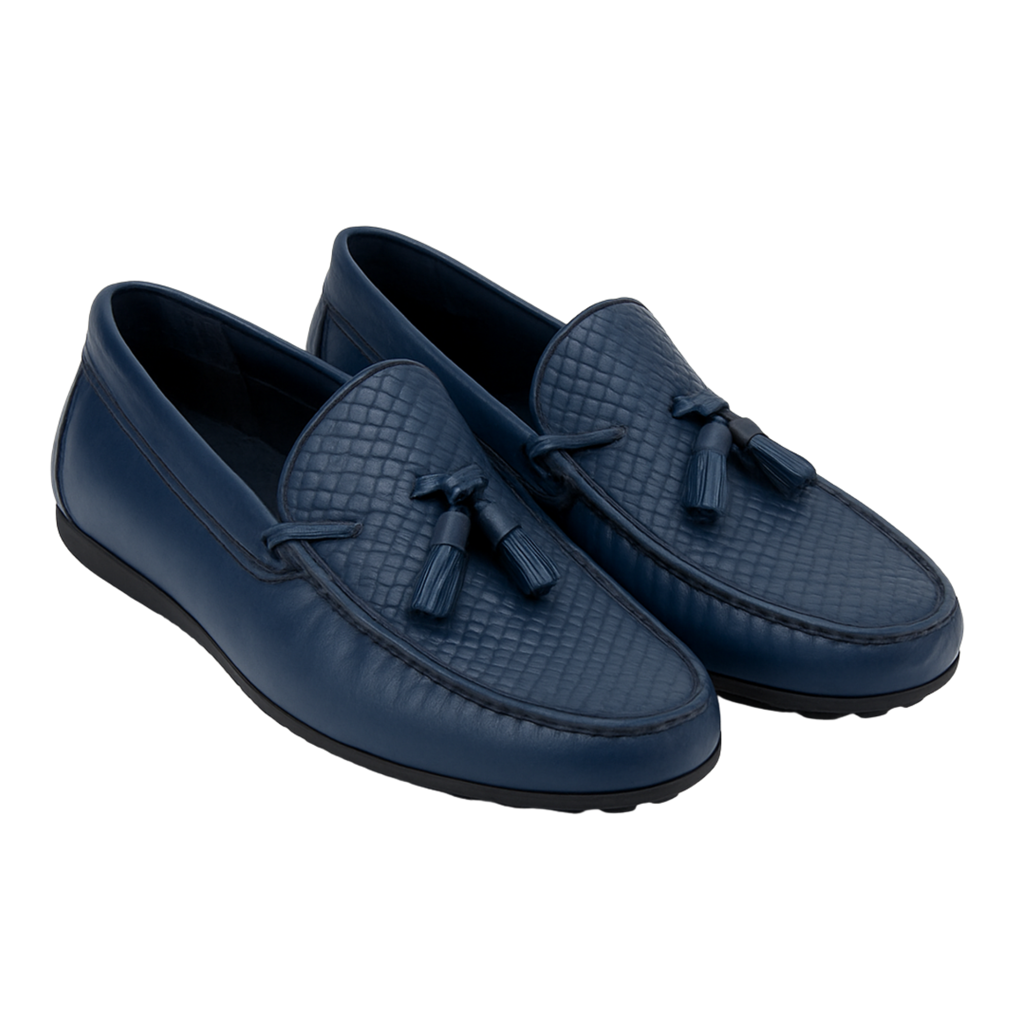 CHARLES TASSEL LOAFER | BLUE