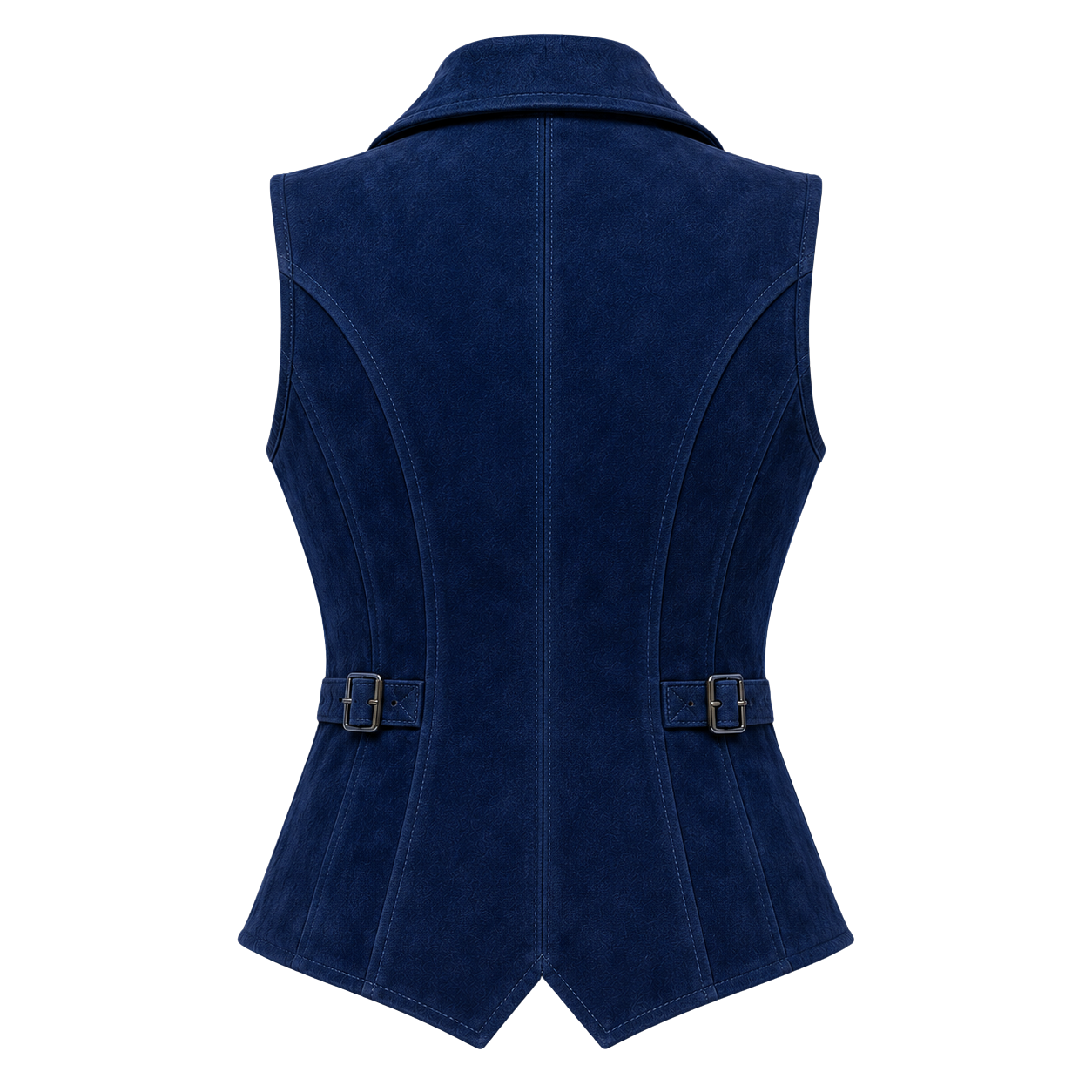 LA CAPA SUEDE VEST | BLUE