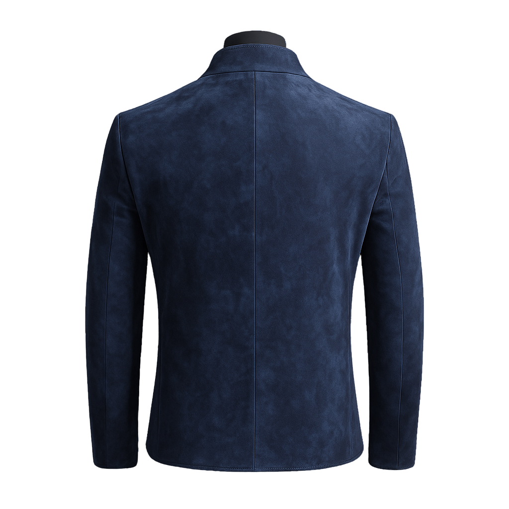 BALBOA SUEDE COAT | BLUE