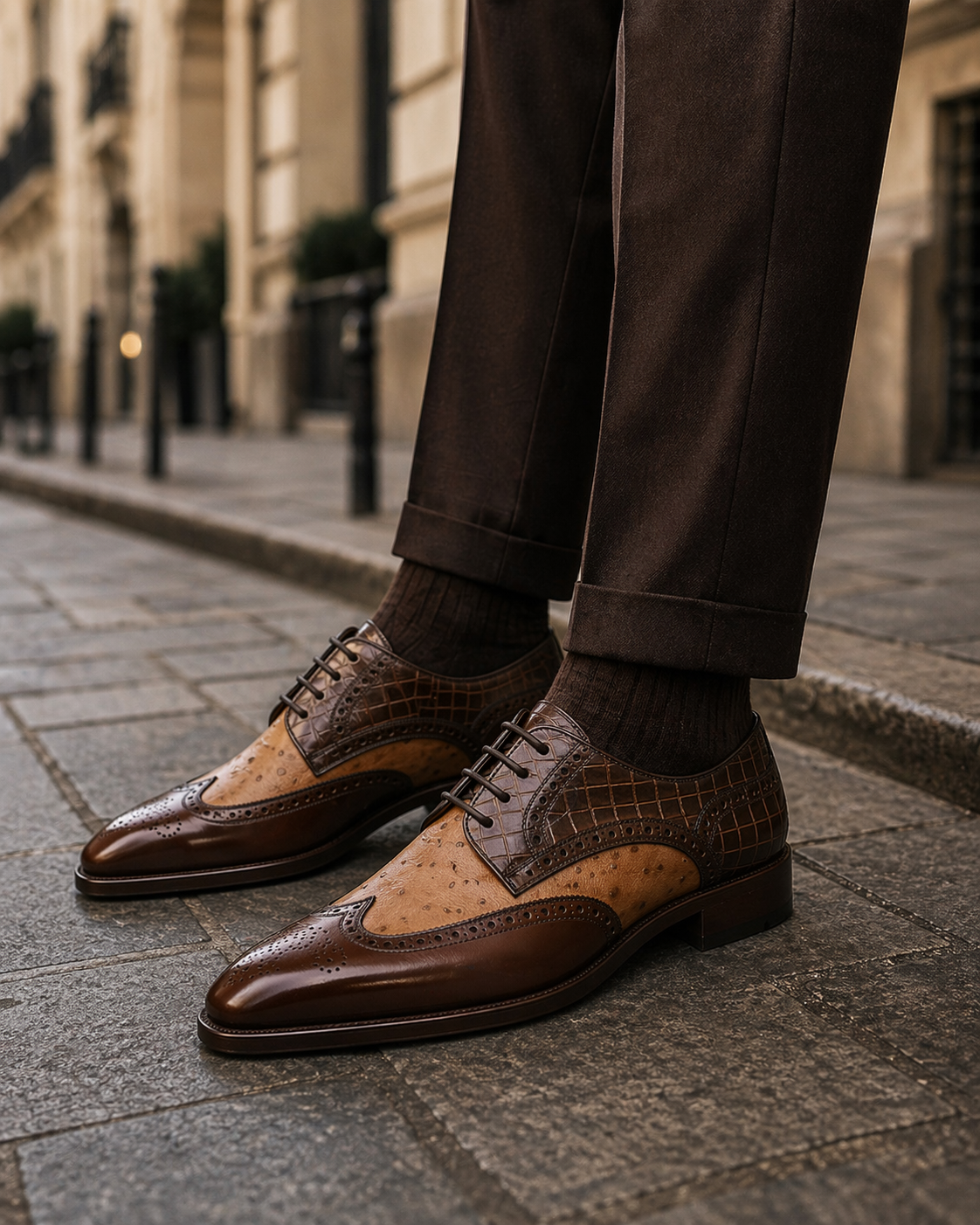 DIEGO LACEUP | BROWN