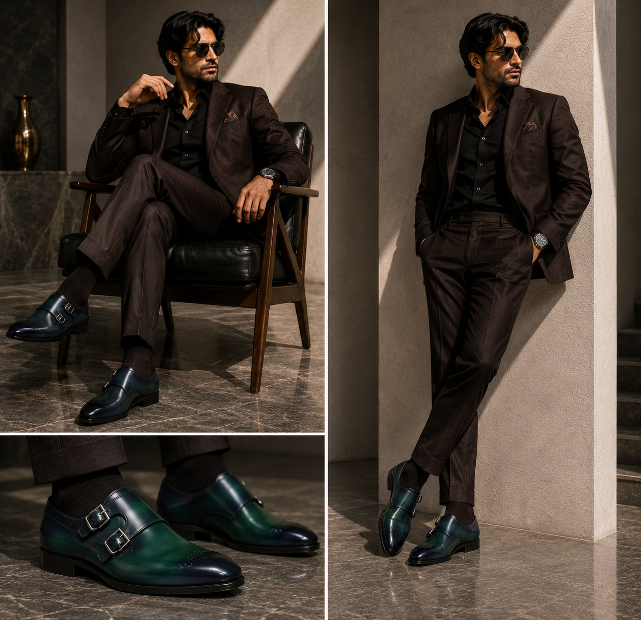 Al Capone Monk Strap | Green