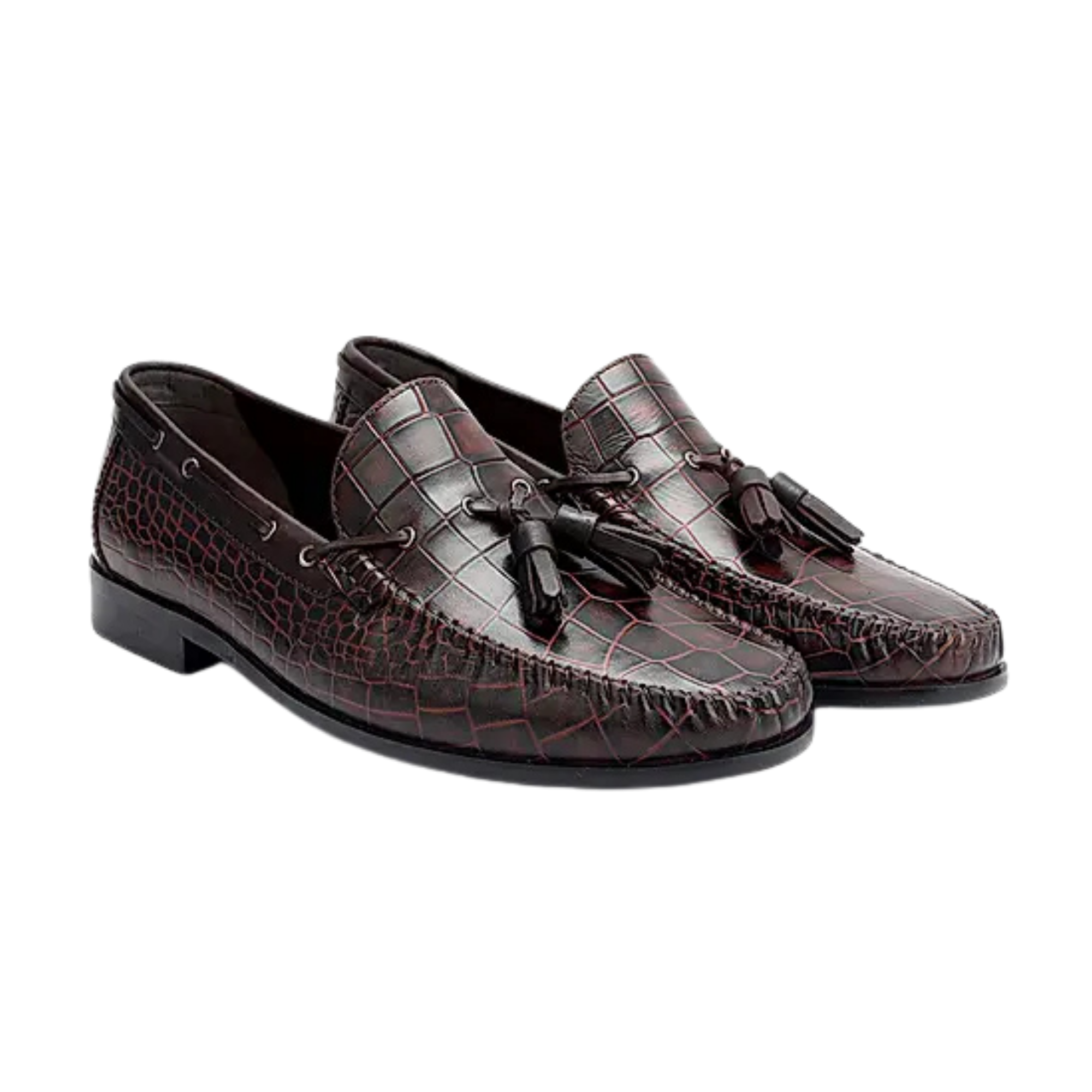 ALFIE LOAFER | CROCO BROWN