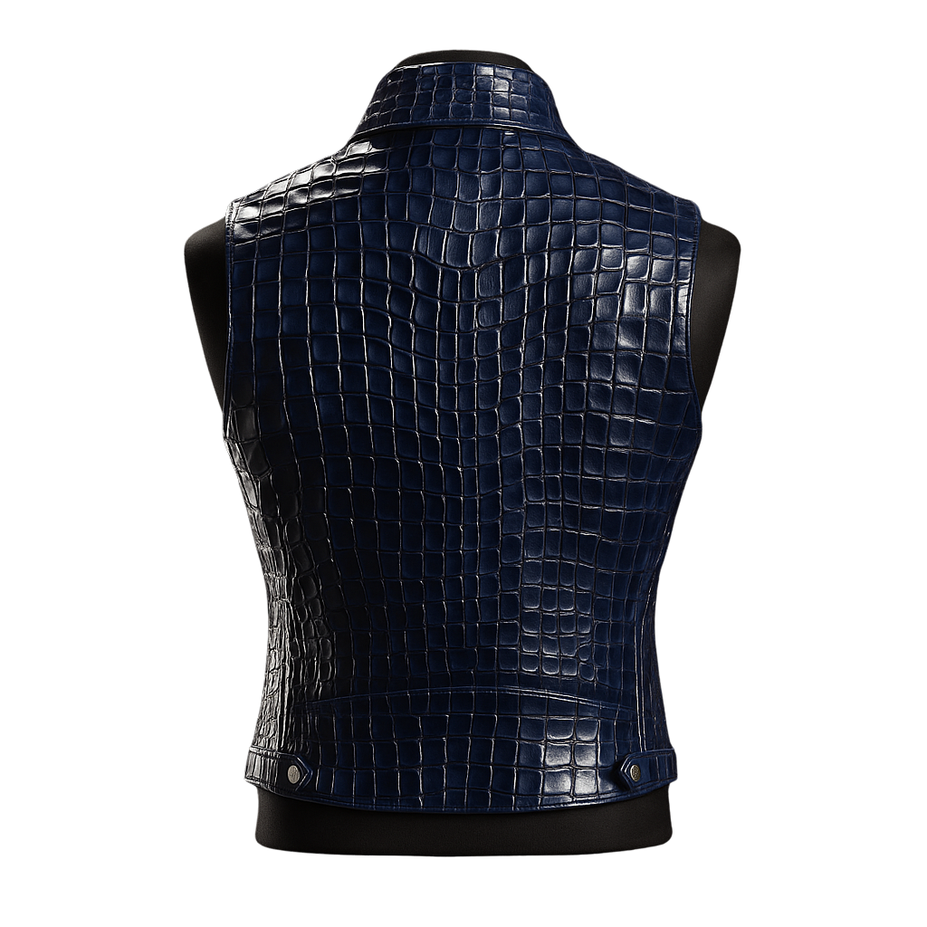 ESCOBAR CROCO VEST | BLUE