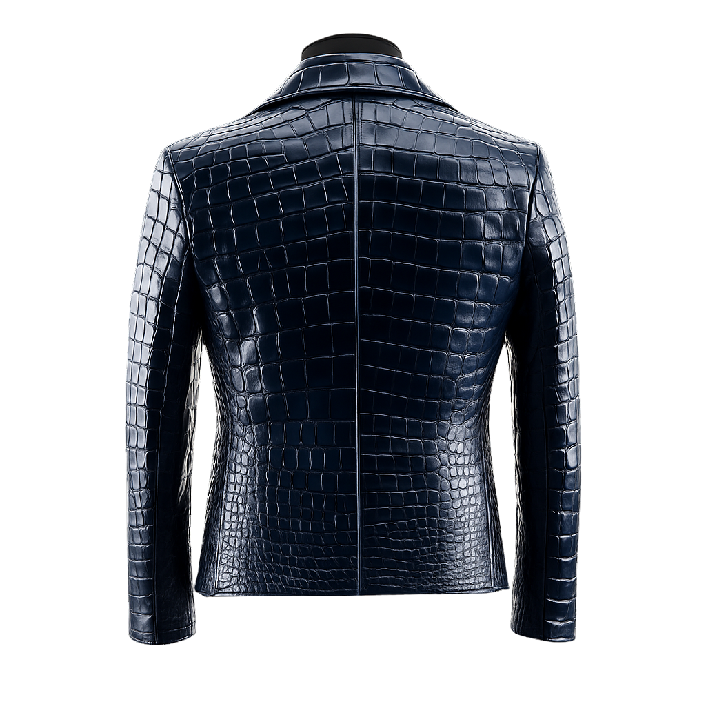 EL CHAPO CROCO COAT | BLUE