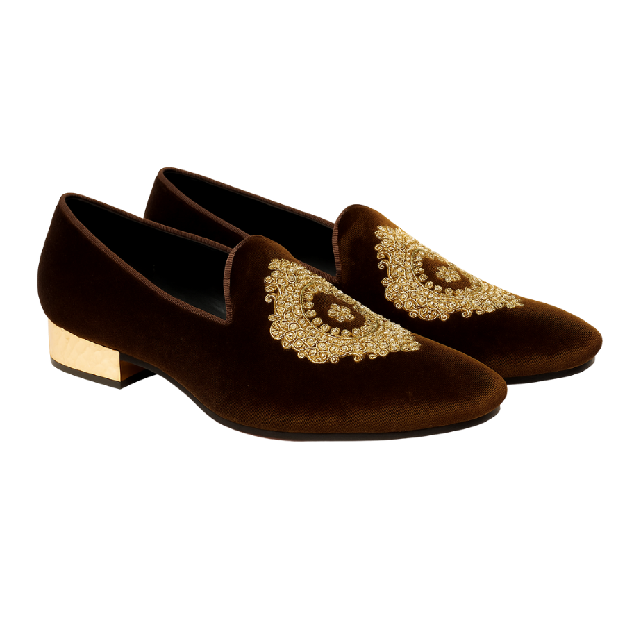 DON VITO EMBROIDERY LOAFER | BROWN
