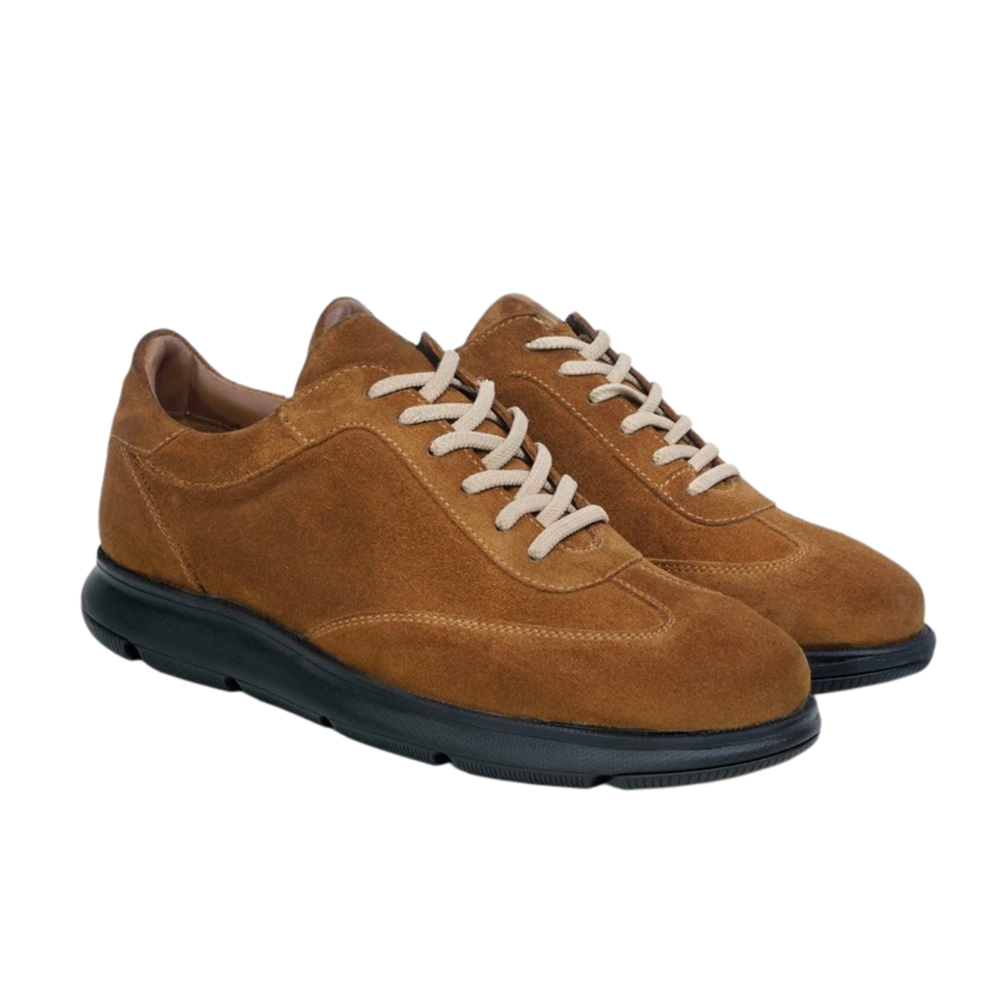 HELLEQUIN SUEDE SNEAKER | TAN