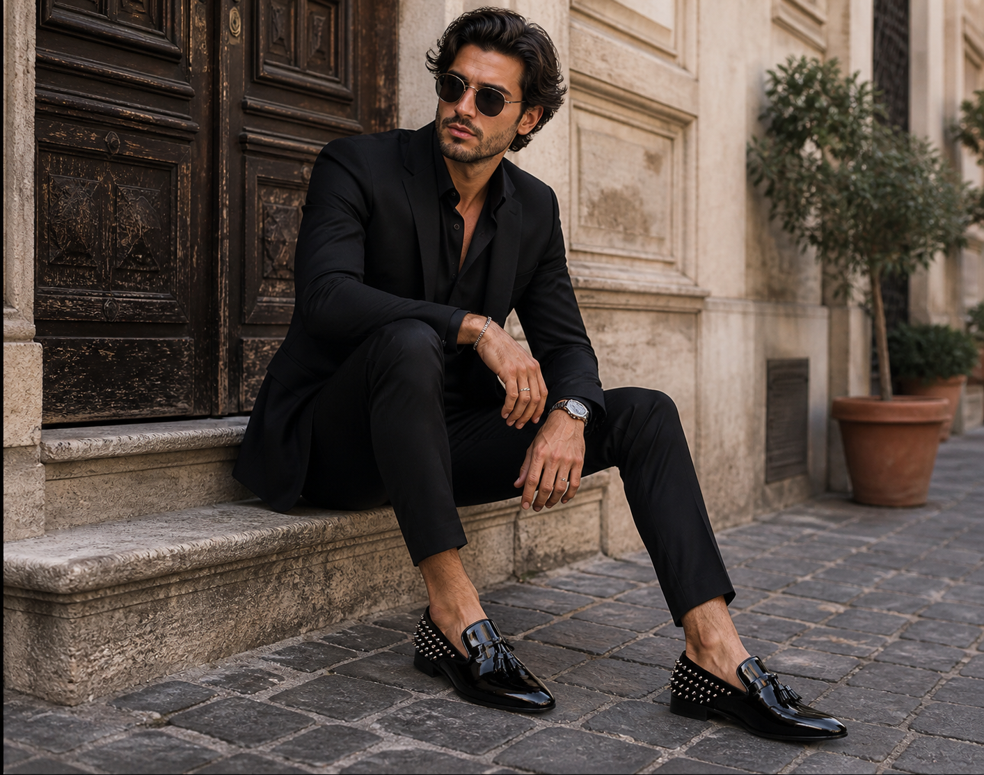 Midnight Apex LOAFER | BLACK