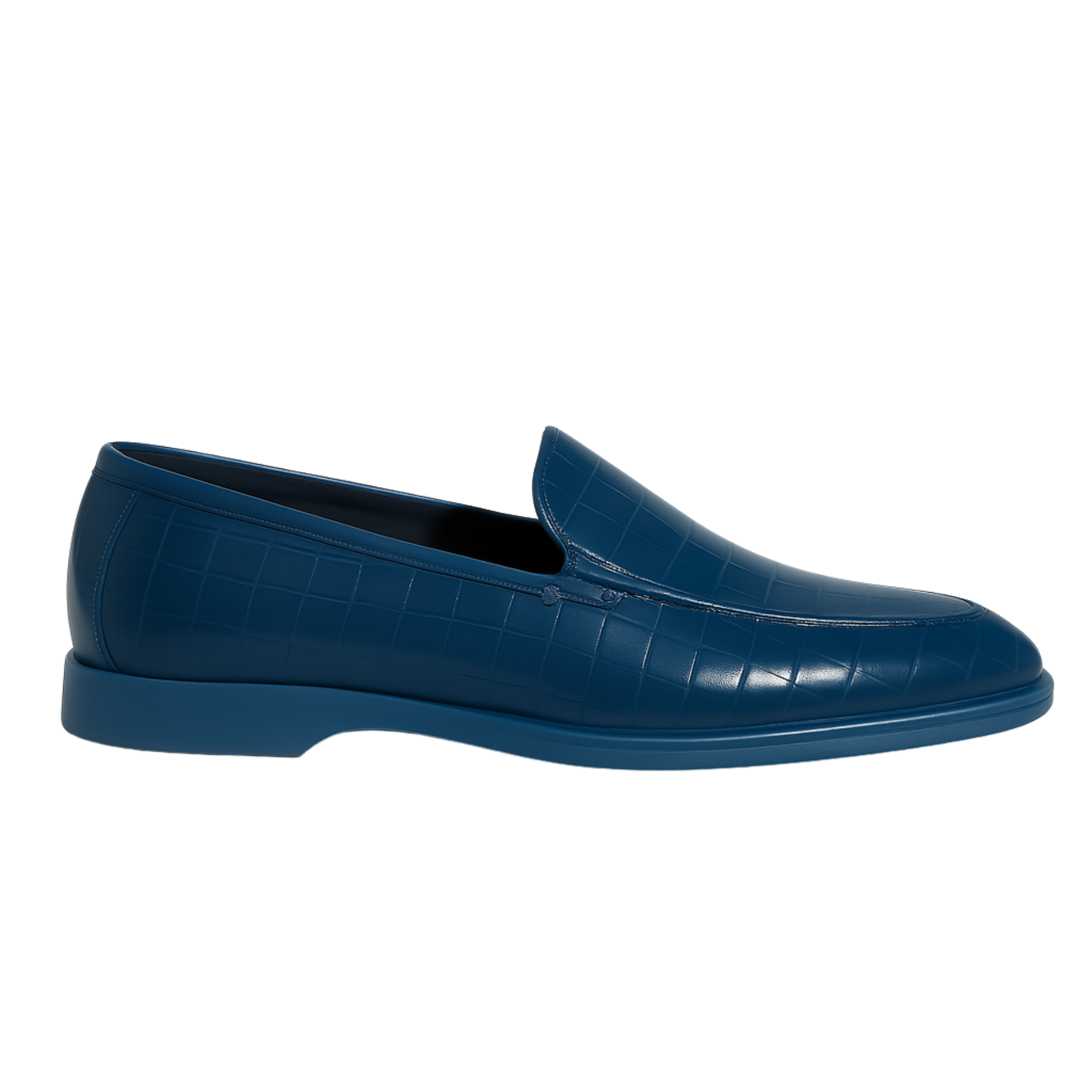 RAFAEL LOAFER | CROCO BLUE