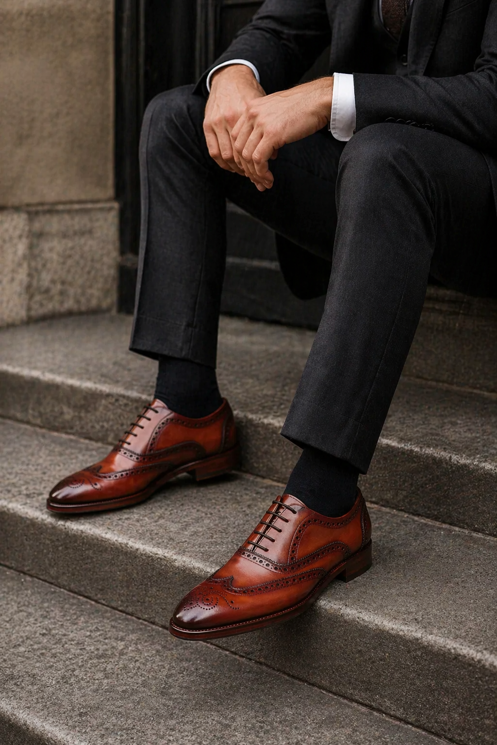 ESCOBAR LACEUP | BROGUE BROWN