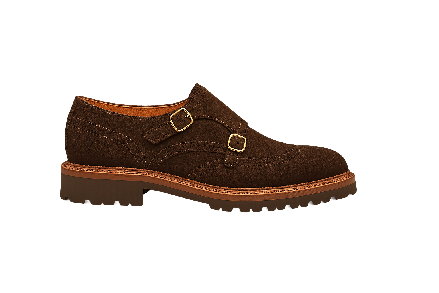 RAVOK MONK | SUEDE BROWN