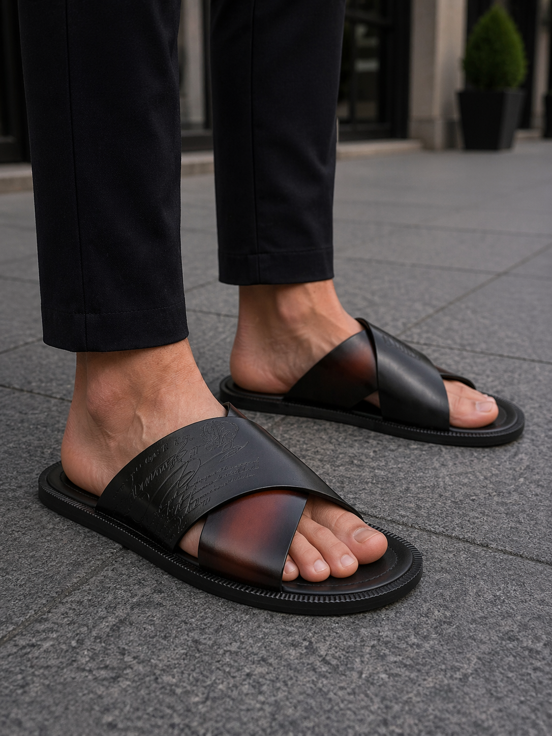 Big Boy Caprice Slipper | Black