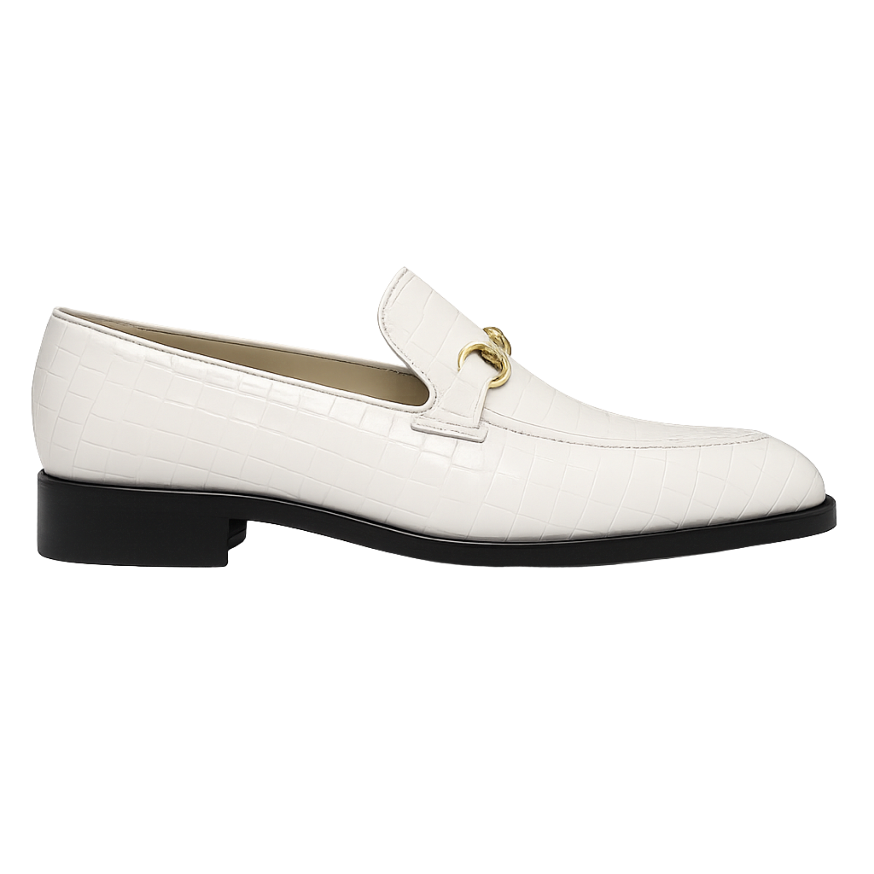 DON VITO CROCO LOAFER | WHITE