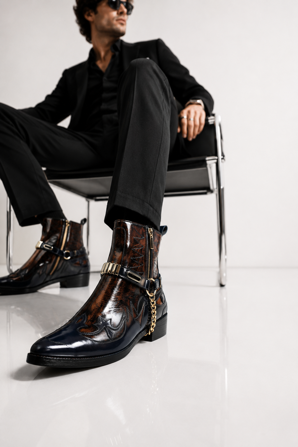 THE DON'S BOOT | BLUE/BROWN