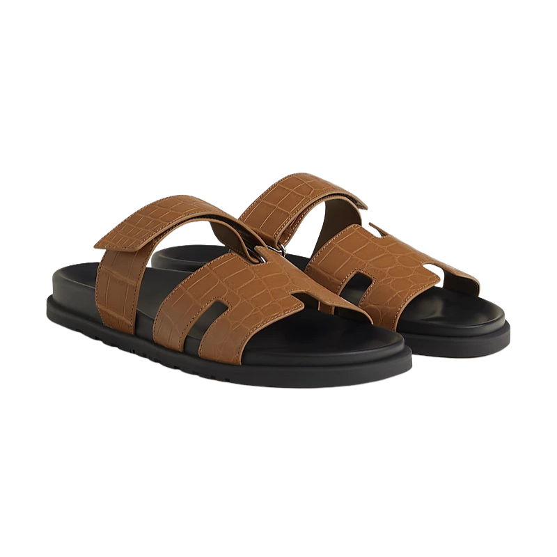 BALBOA SLIPPER | CROCO BROWN