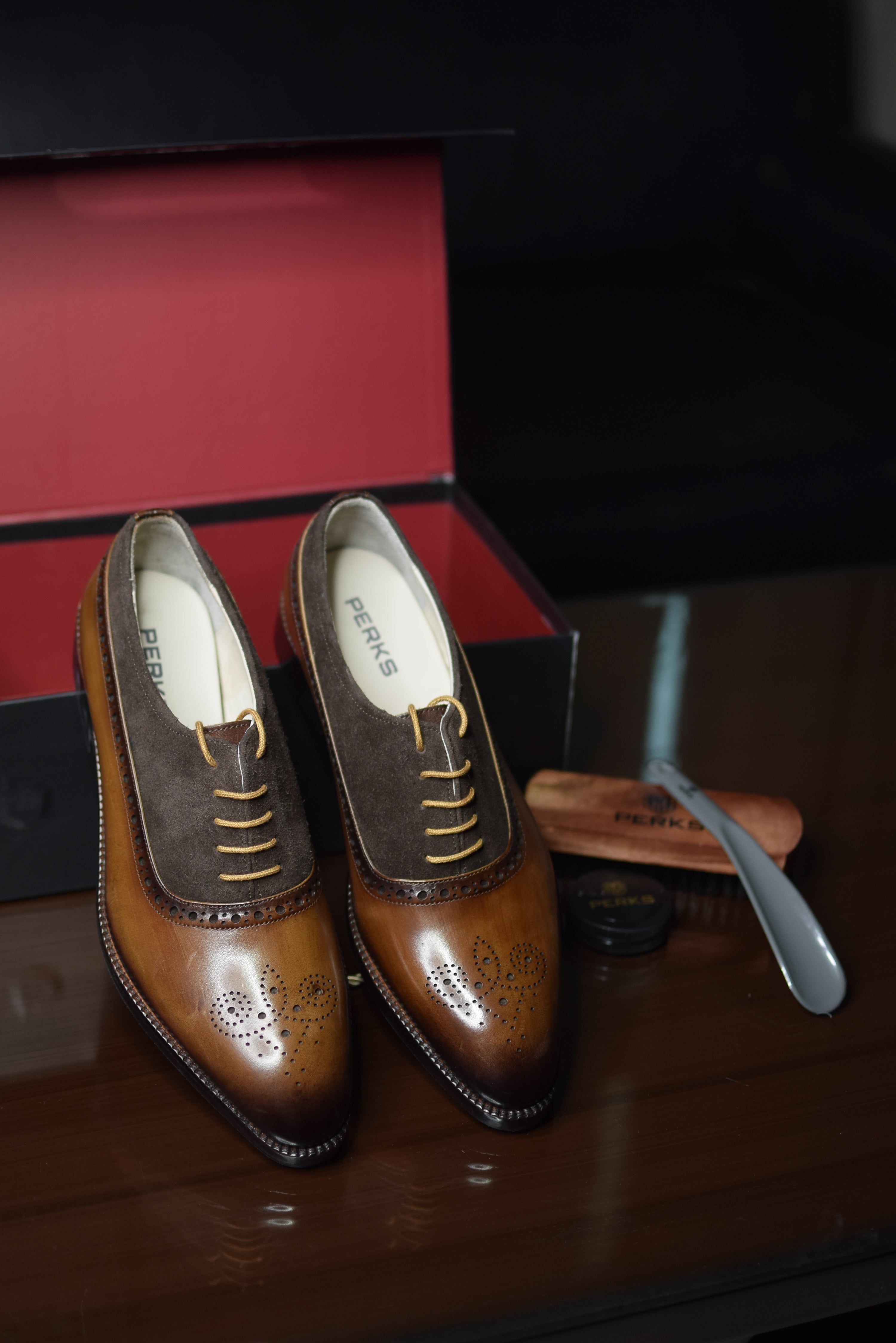 DON VITO SUEDE LACEUP | BROWN