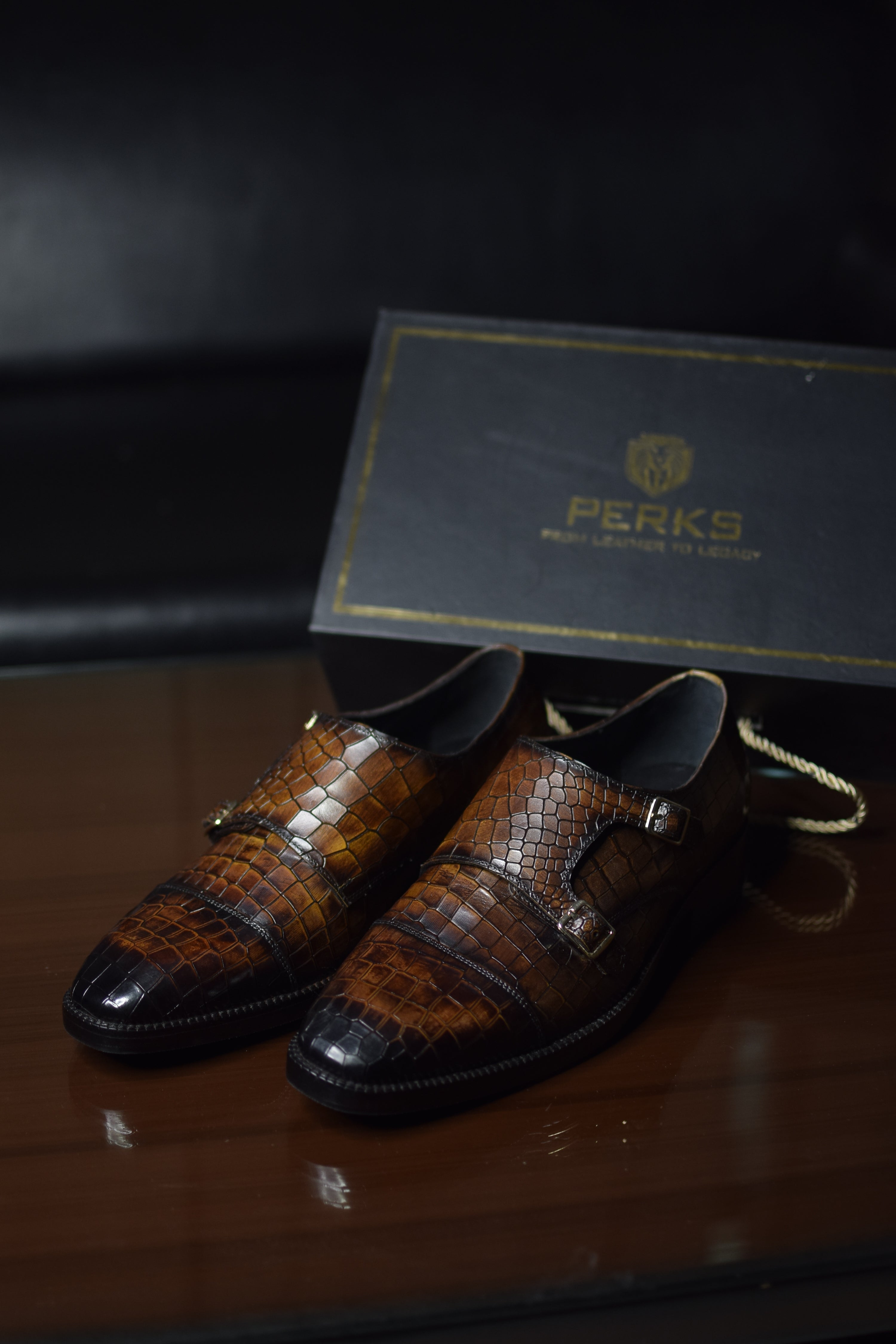 SOLOMONS CROCO MONK | BROWN