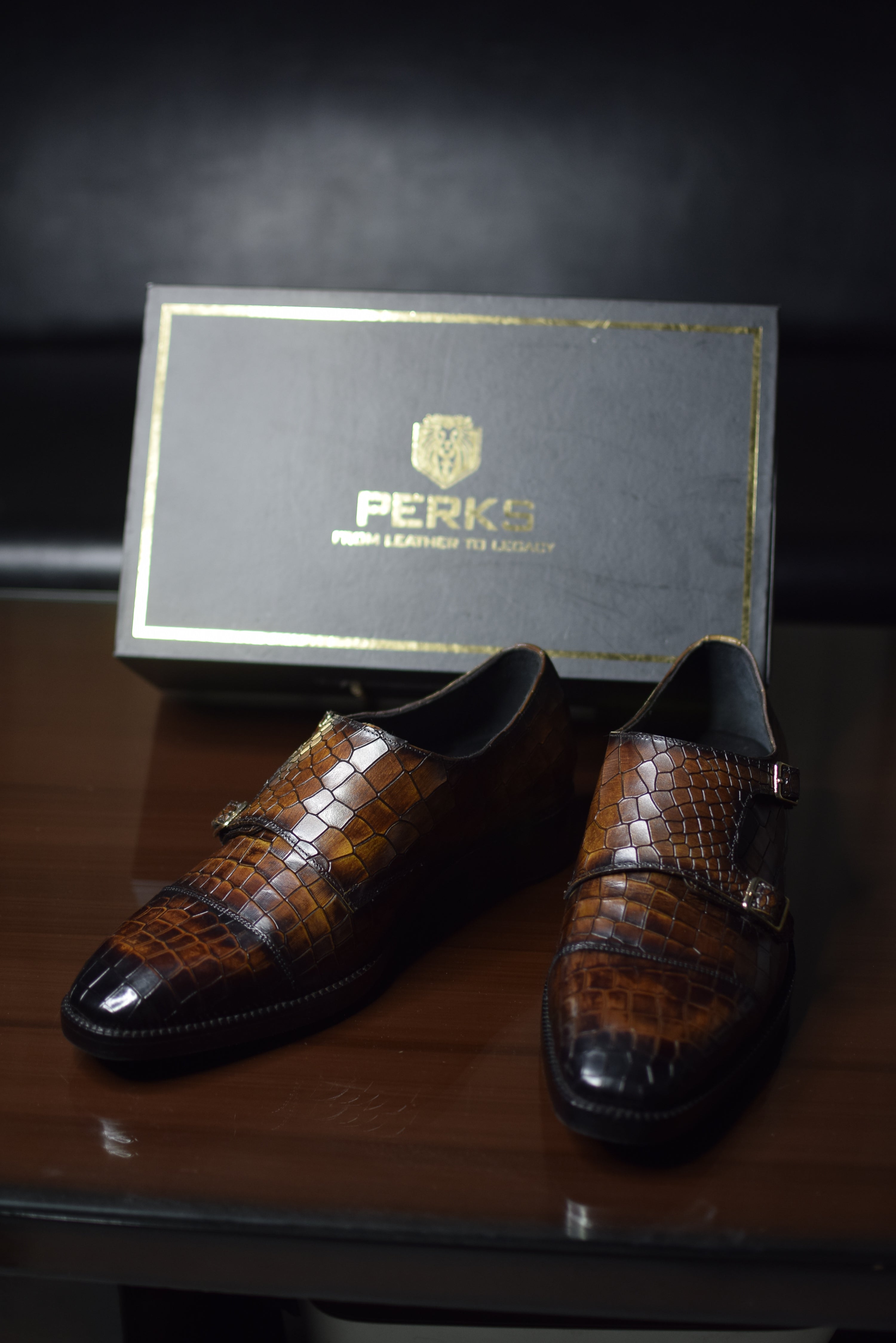 SOLOMONS CROCO MONK | BROWN