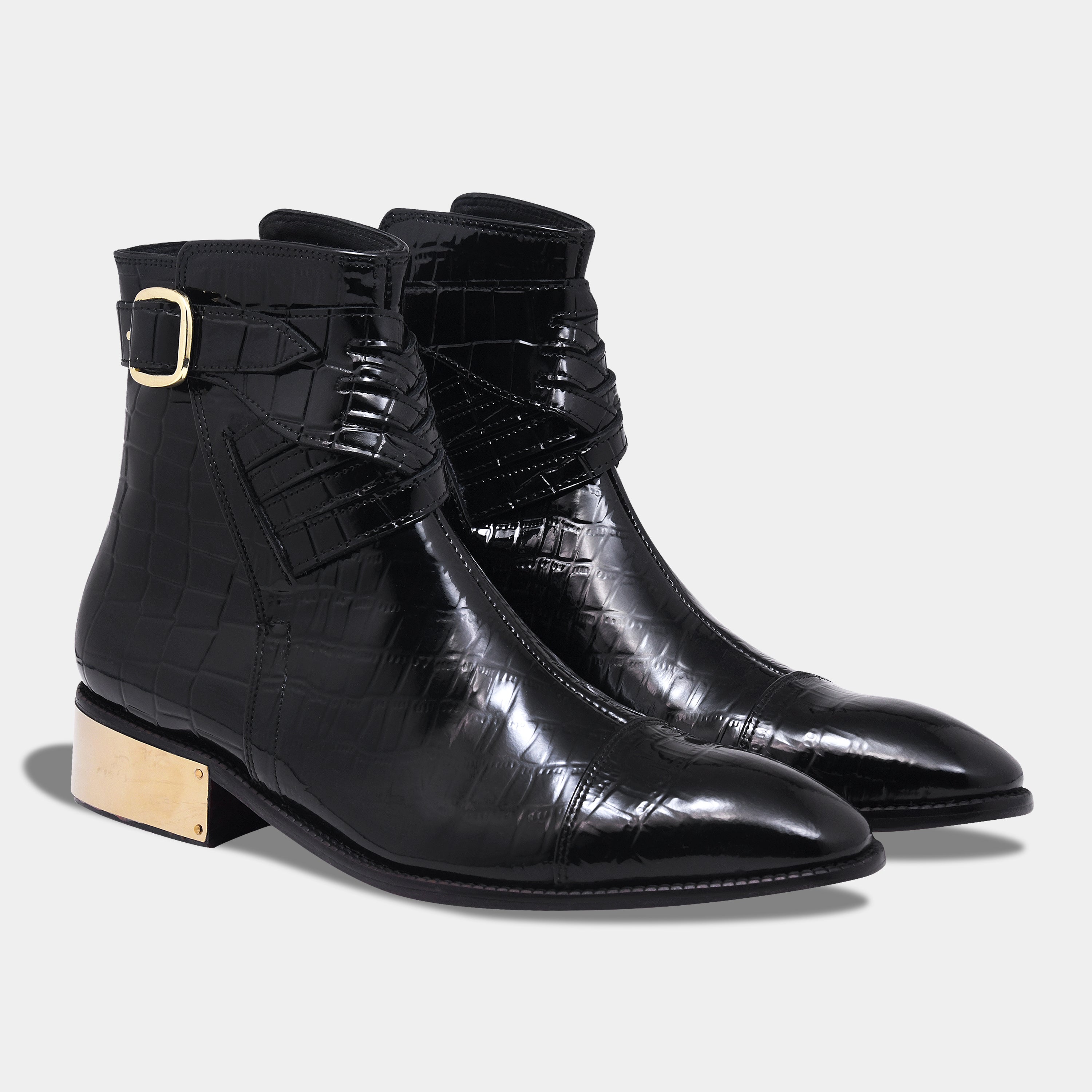 SHERLOCK BOOT | PATENT BLACK