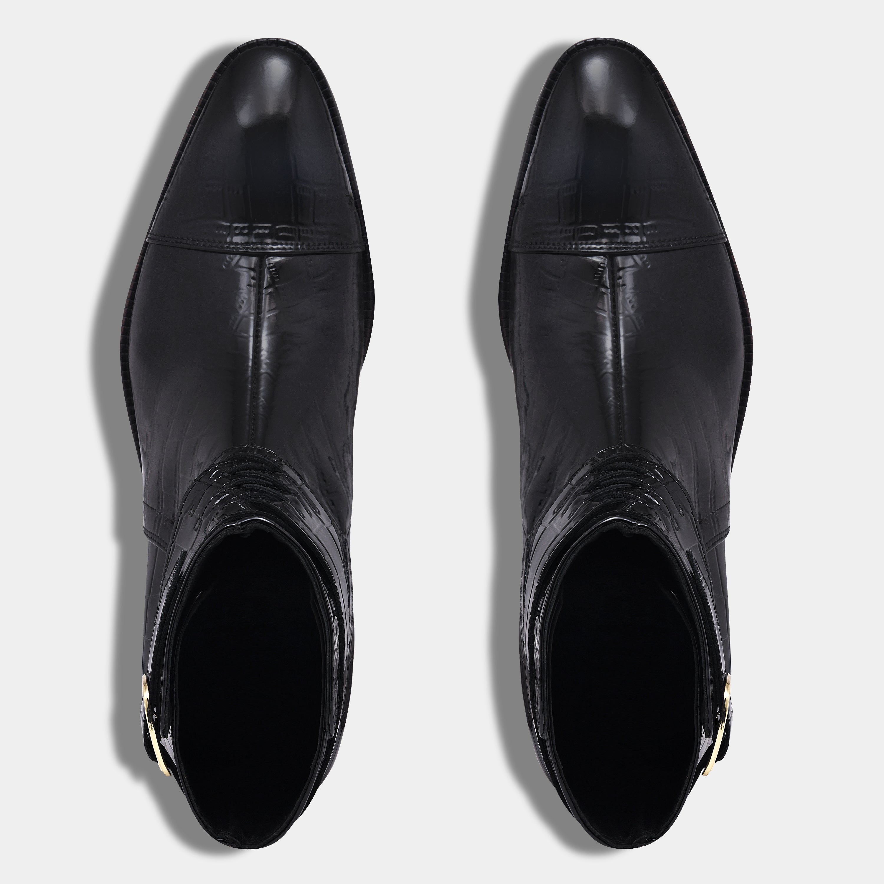 SHERLOCK BOOT | PATENT BLACK