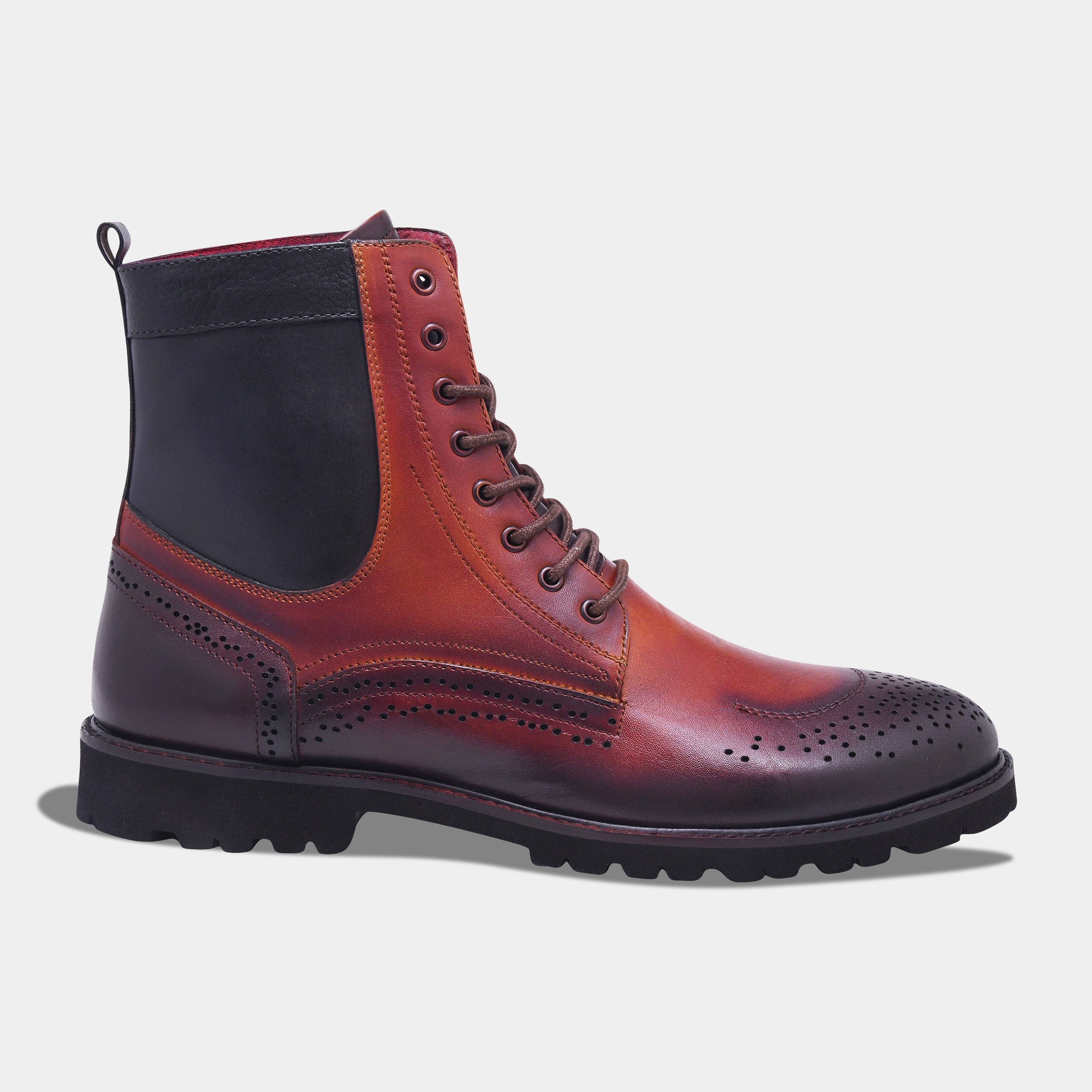 VINCENT BOOT | BROGUE BROWN