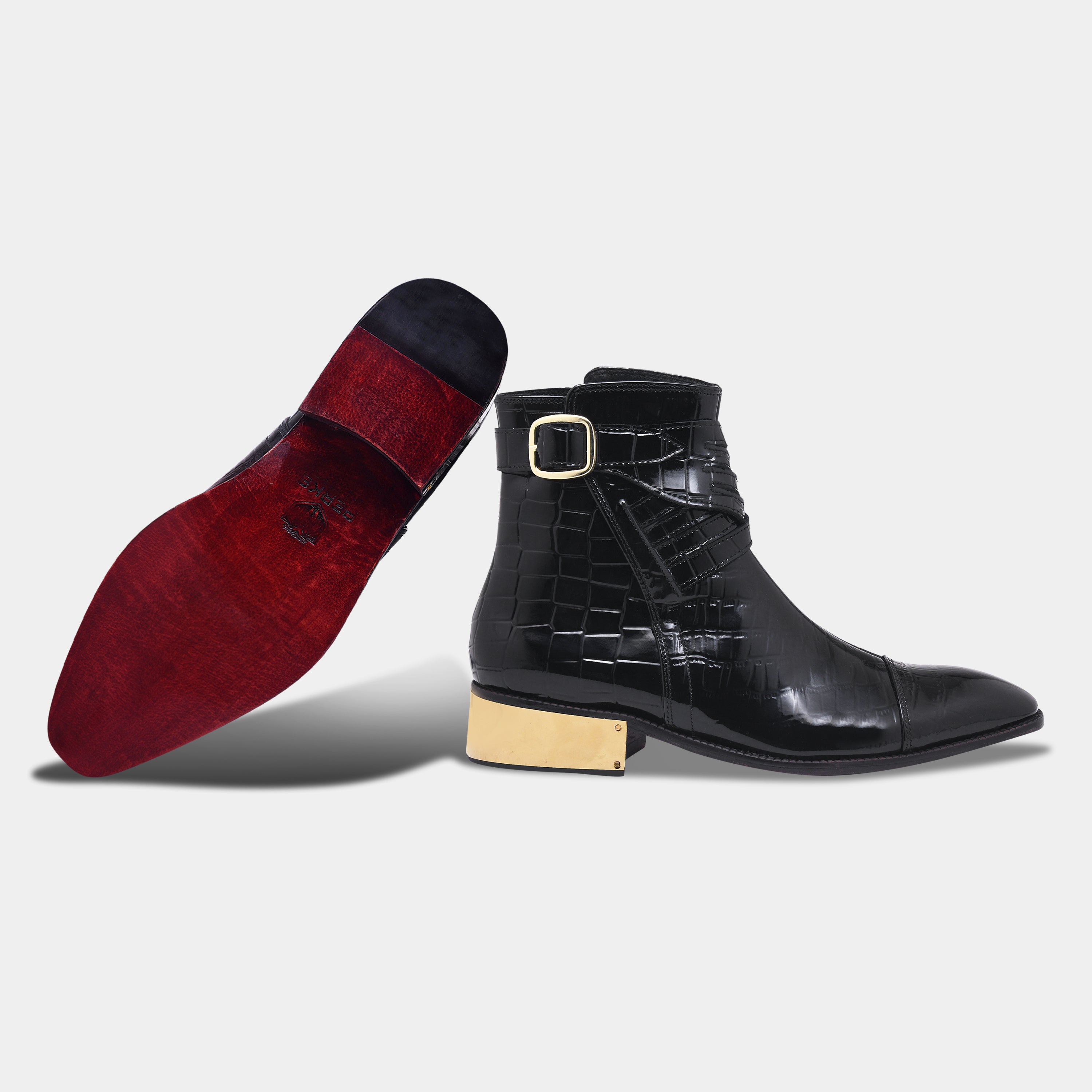 SHERLOCK BOOT | PATENT BLACK