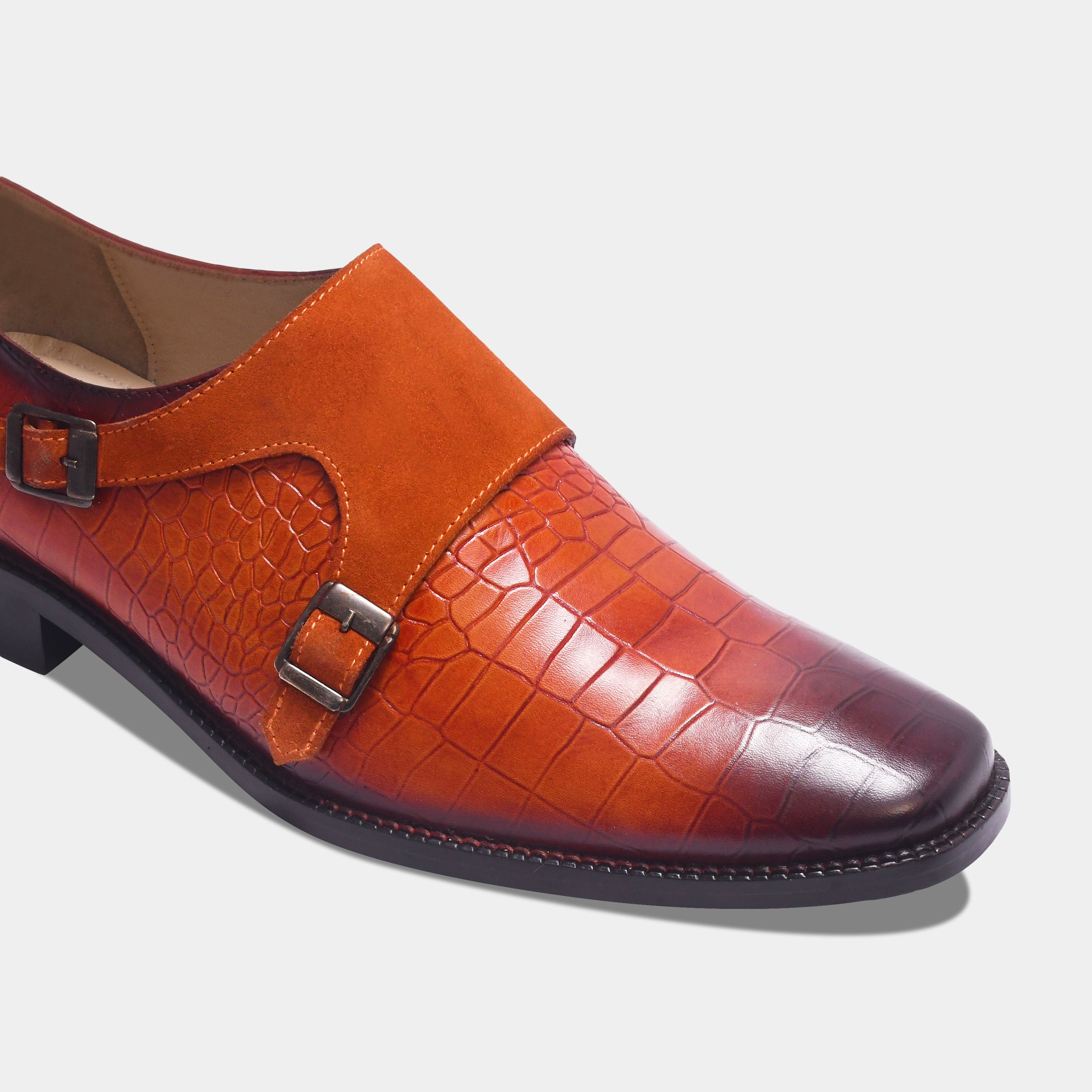 CORLEONE'S CROCO MONK | TAN