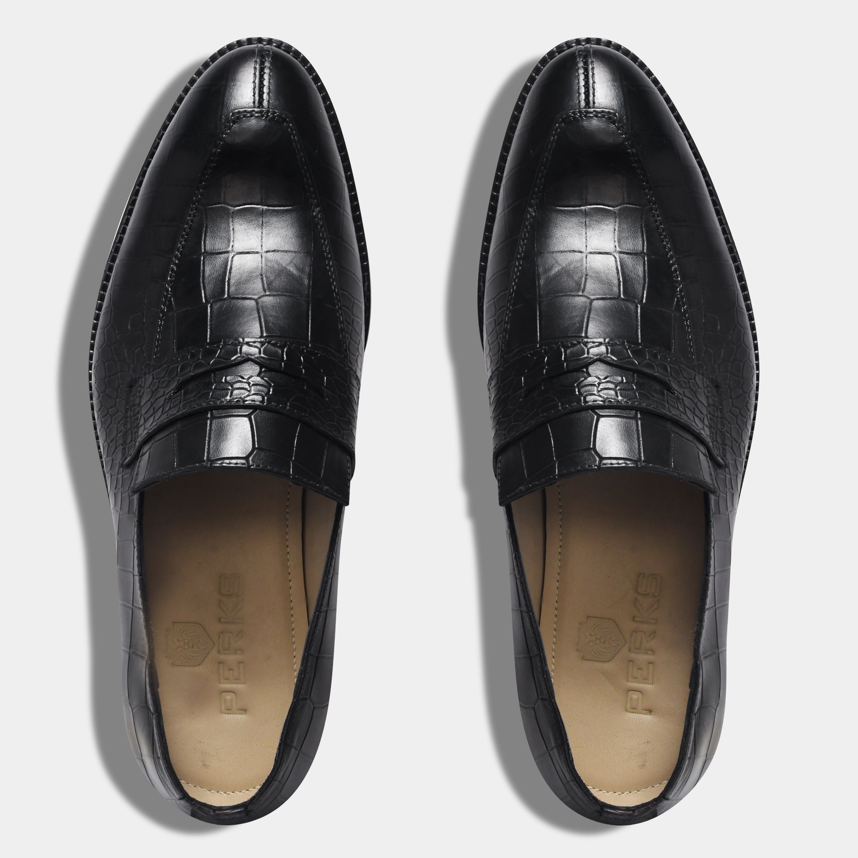 GUSTAVO CROCO LOAFER | BLACK