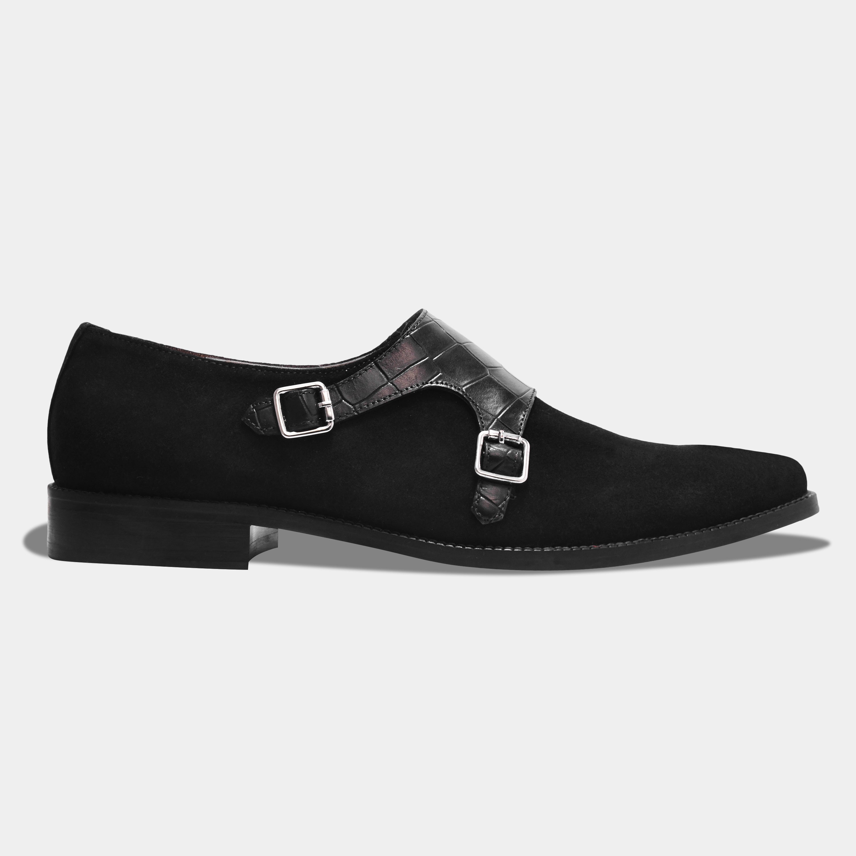 CORLEONE'S SUEDE MONK | BLACK