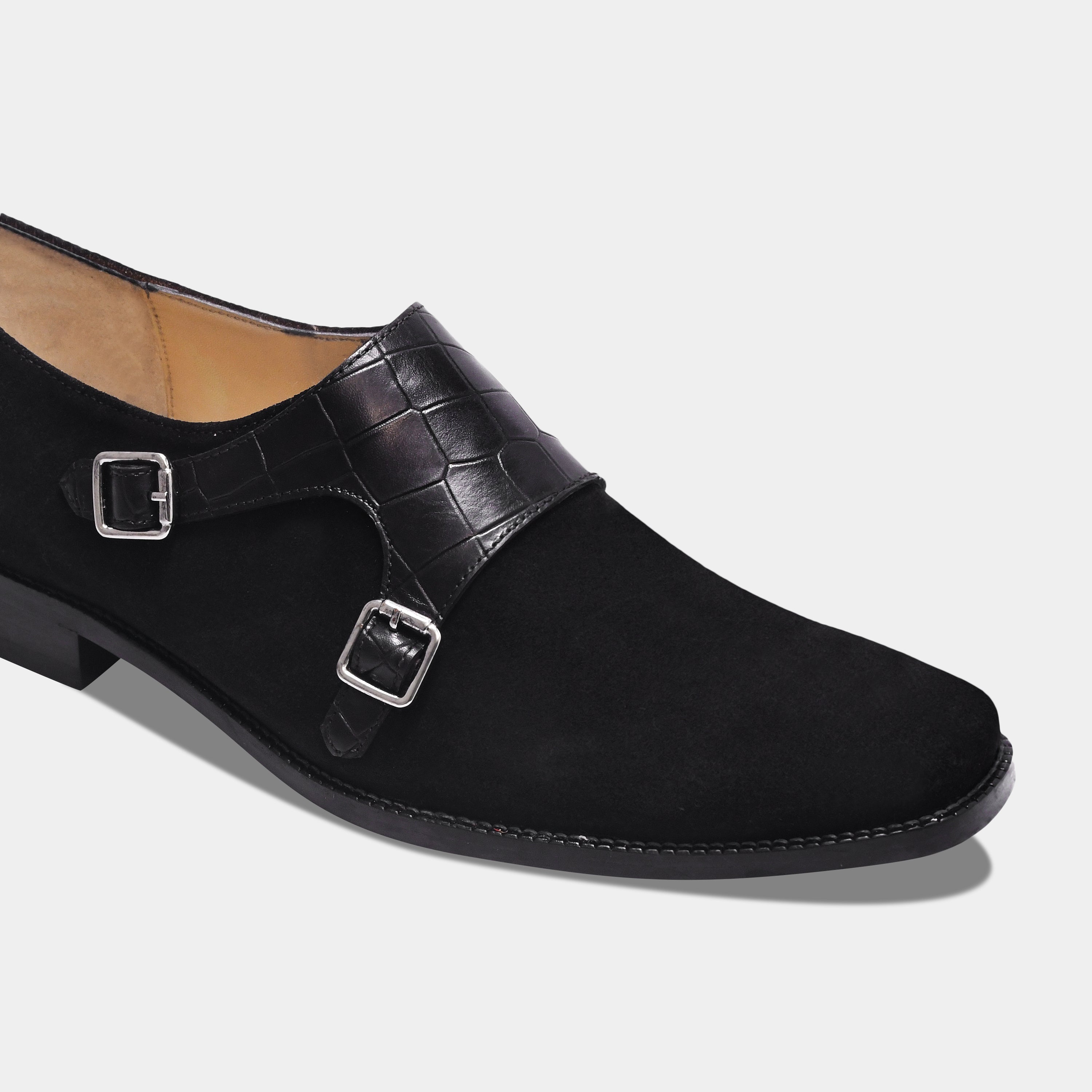 CORLEONE'S SUEDE MONK | BLACK