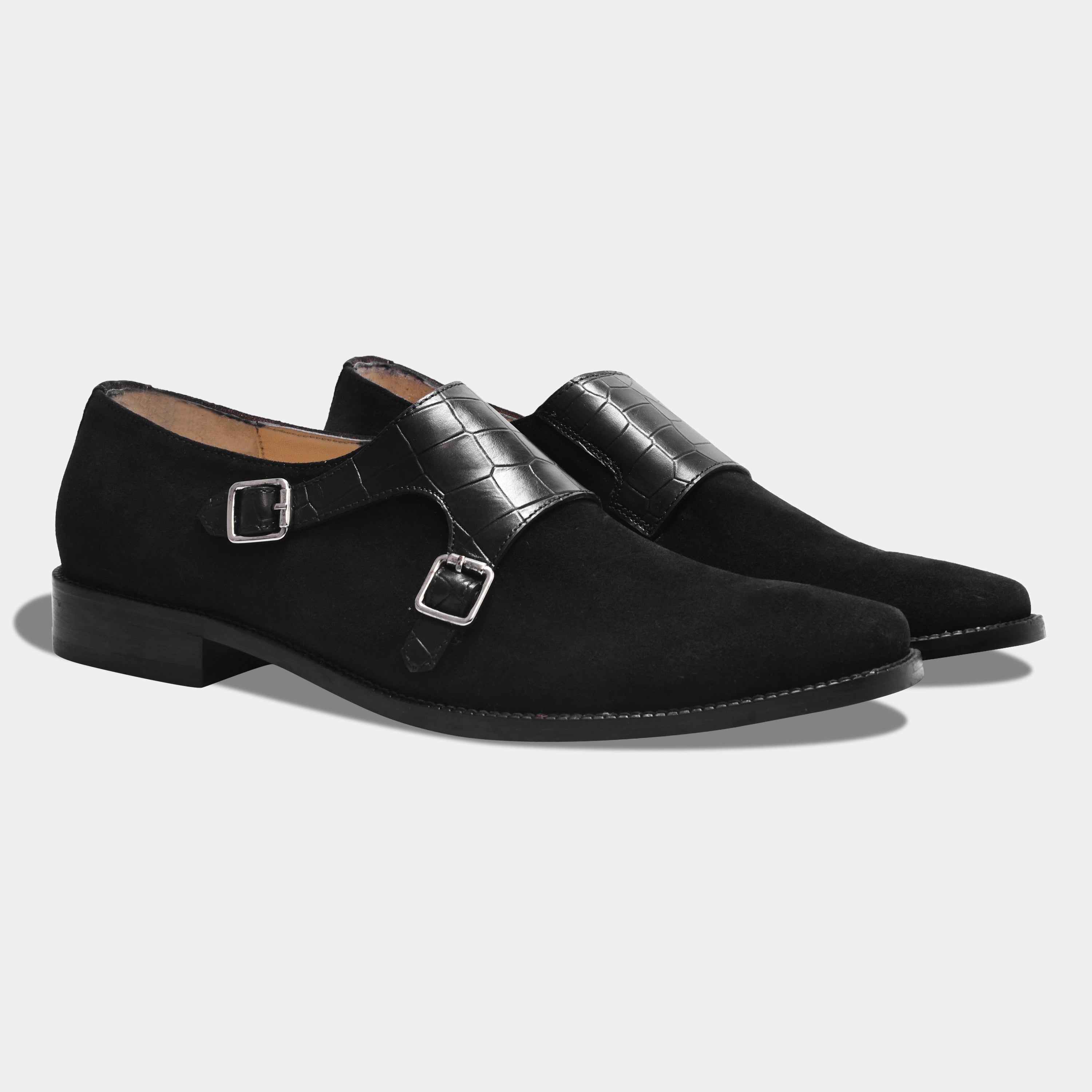 CORLEONE'S SUEDE MONK | BLACK