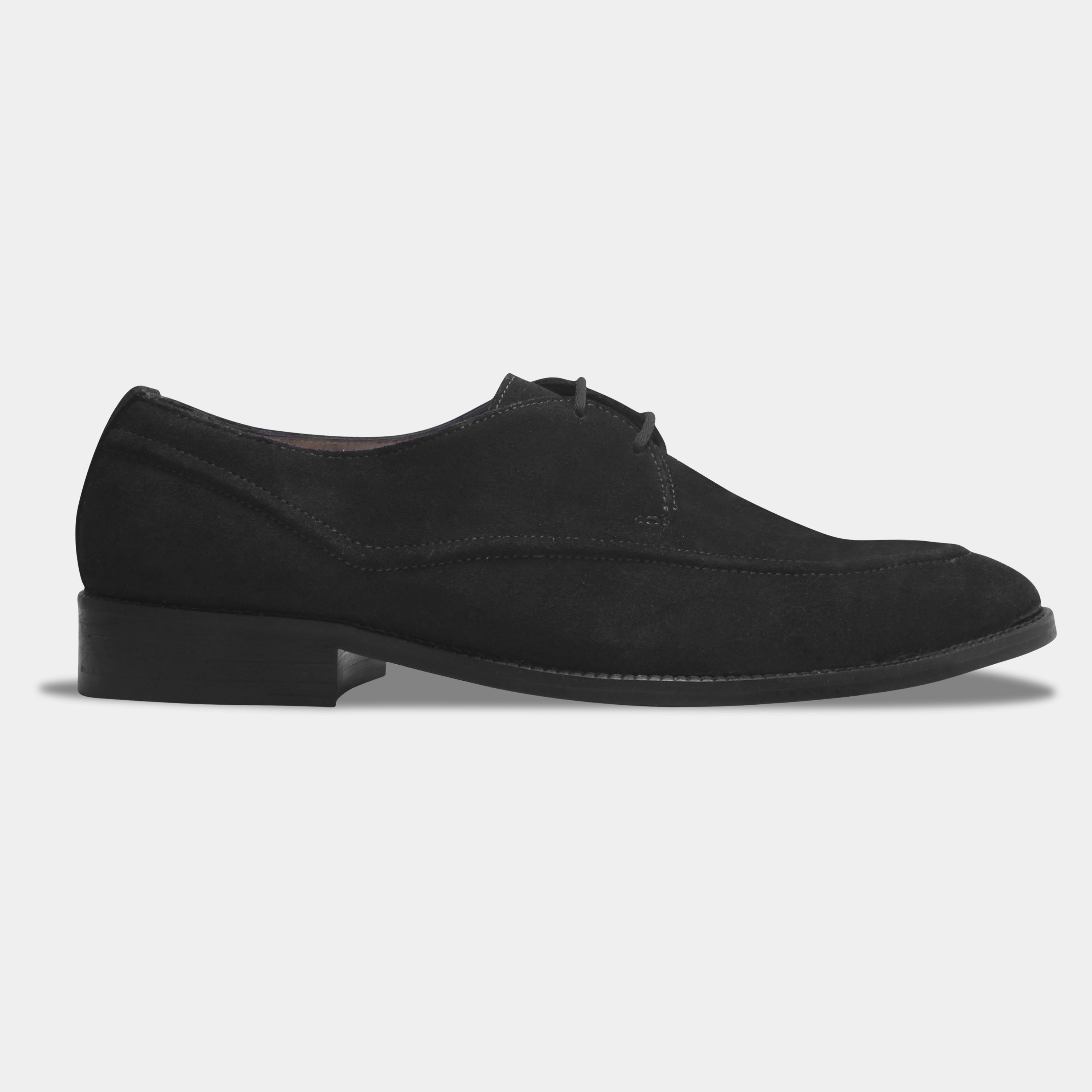 GILBERTO SUEDE LACEUP | BLACK