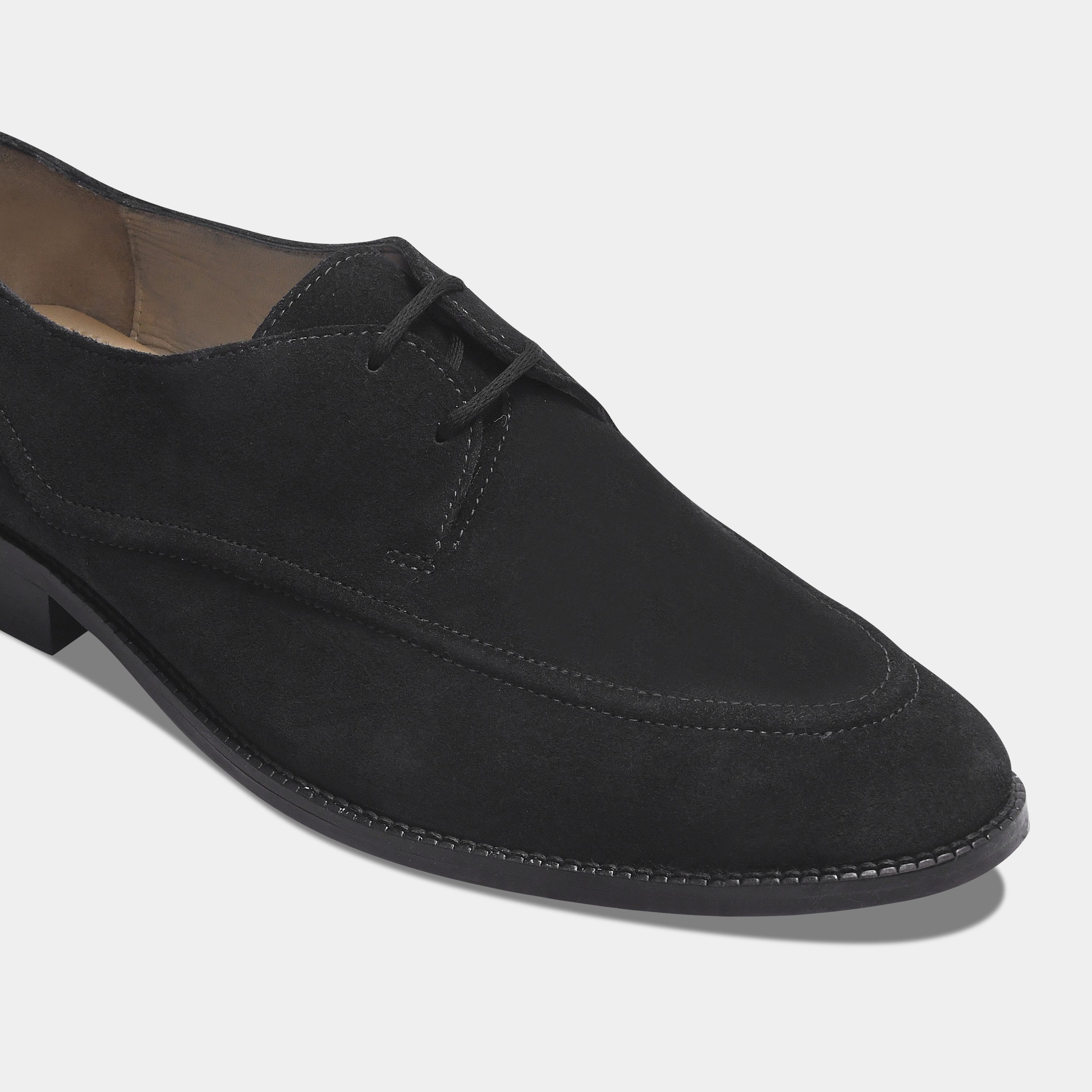 GILBERTO SUEDE LACEUP | BLACK