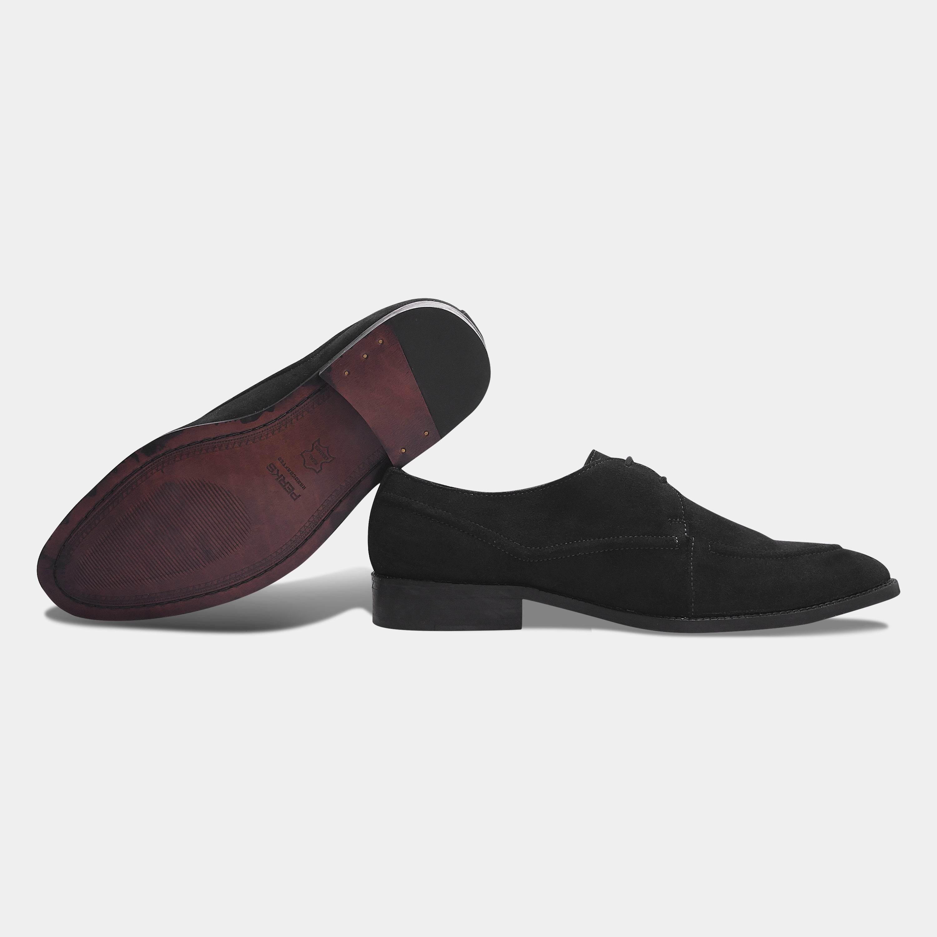 GILBERTO SUEDE LACEUP | BLACK