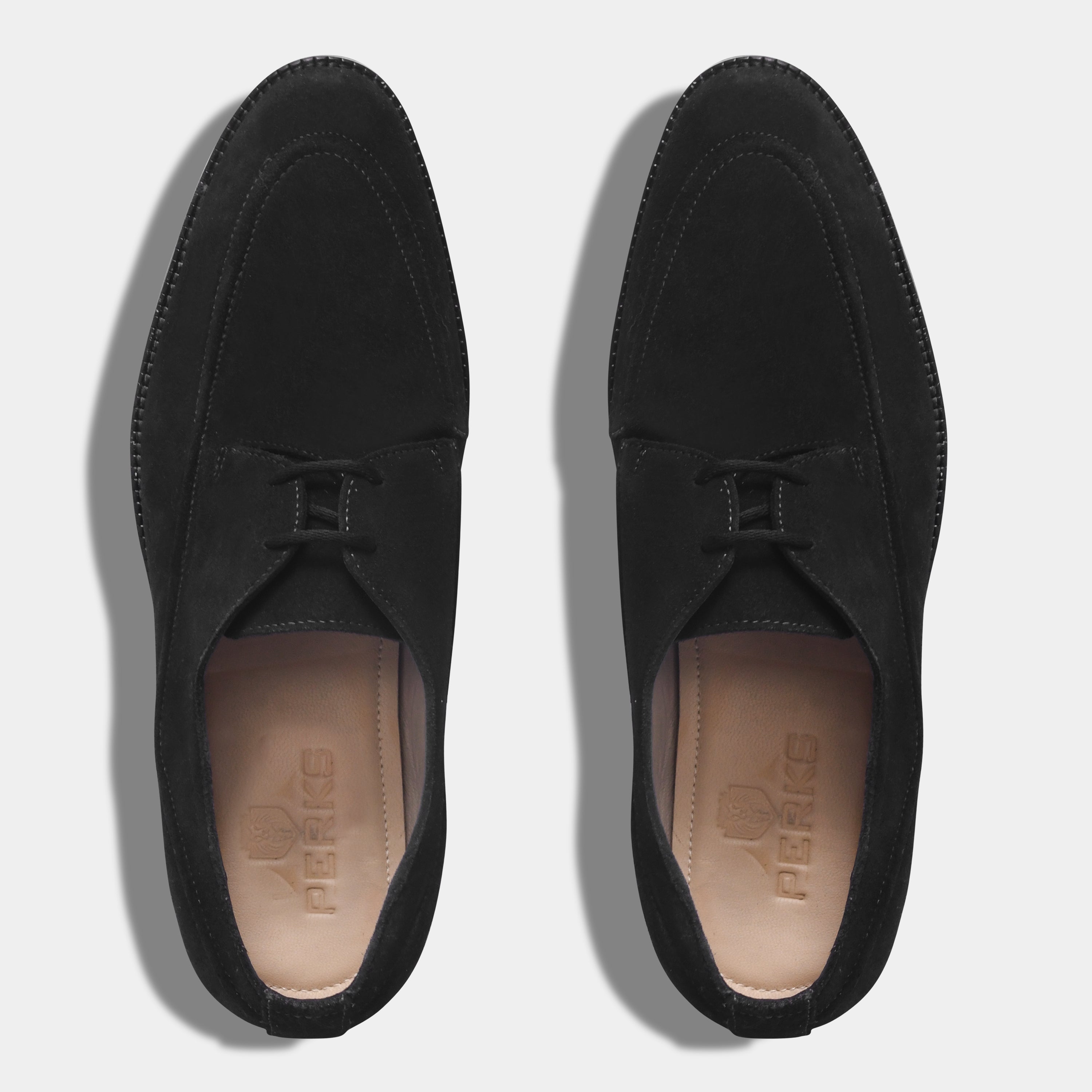 GILBERTO SUEDE LACEUP | BLACK