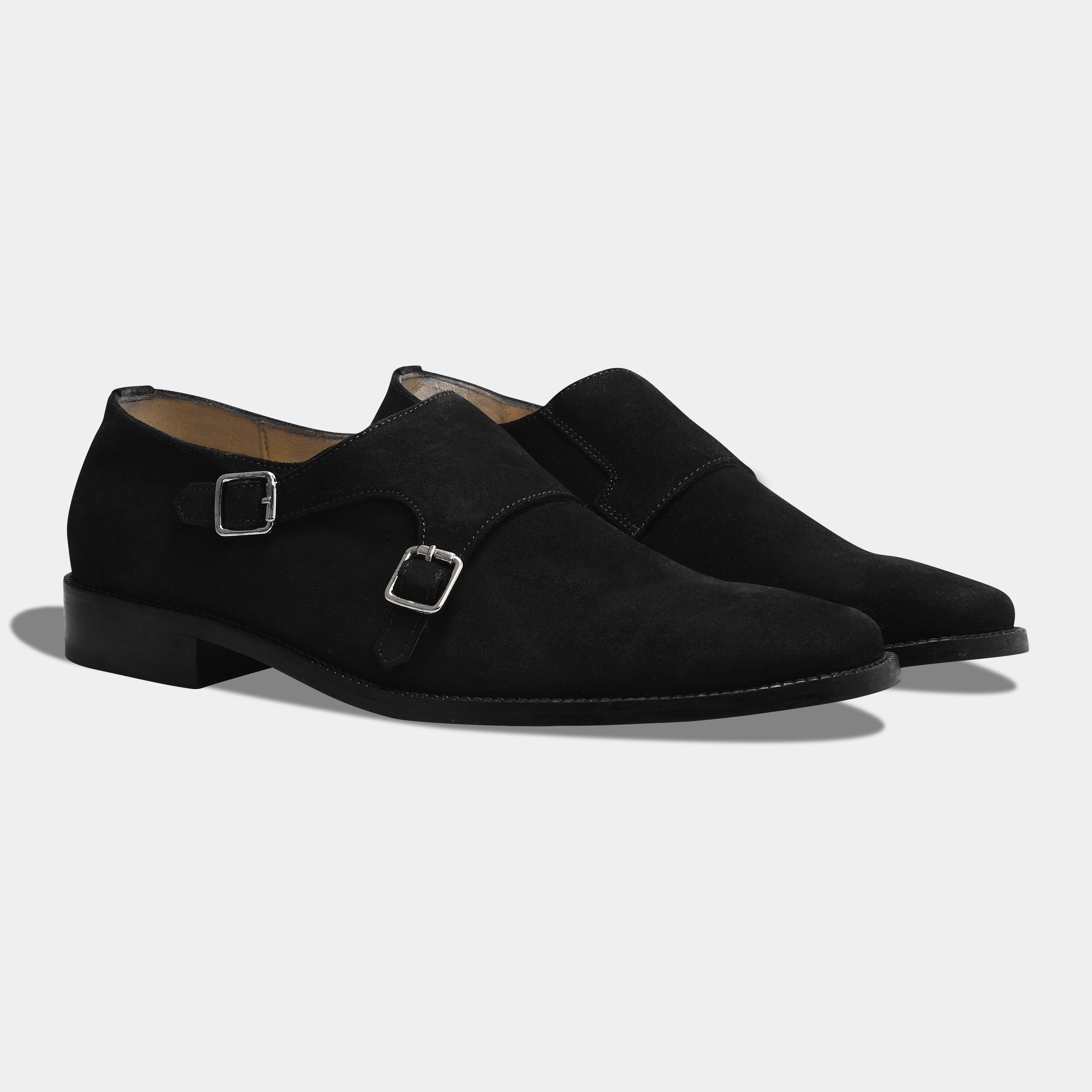 CORLEONE'S SUEDE MONK | FULL BLACK