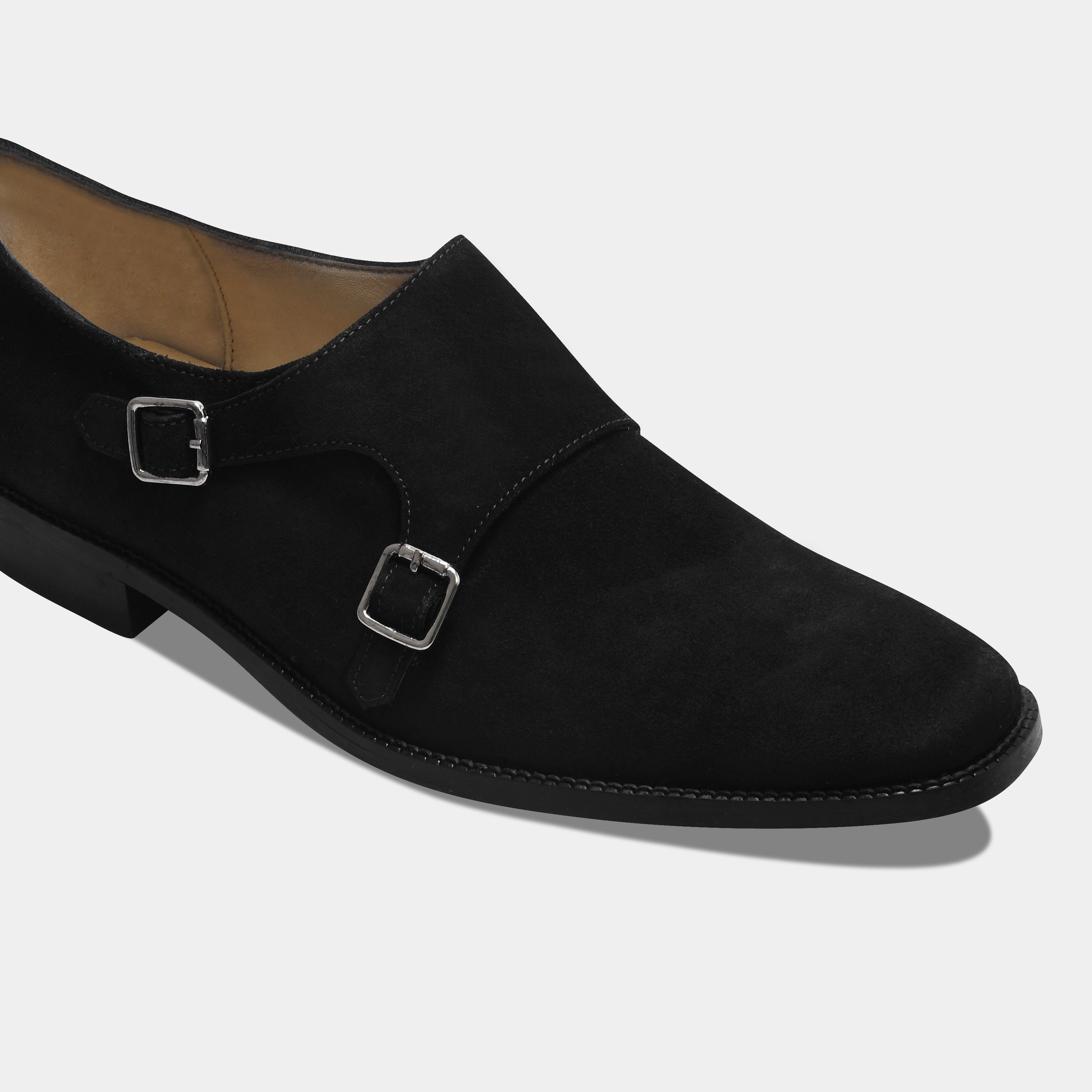 CORLEONE'S SUEDE MONK | FULL BLACK