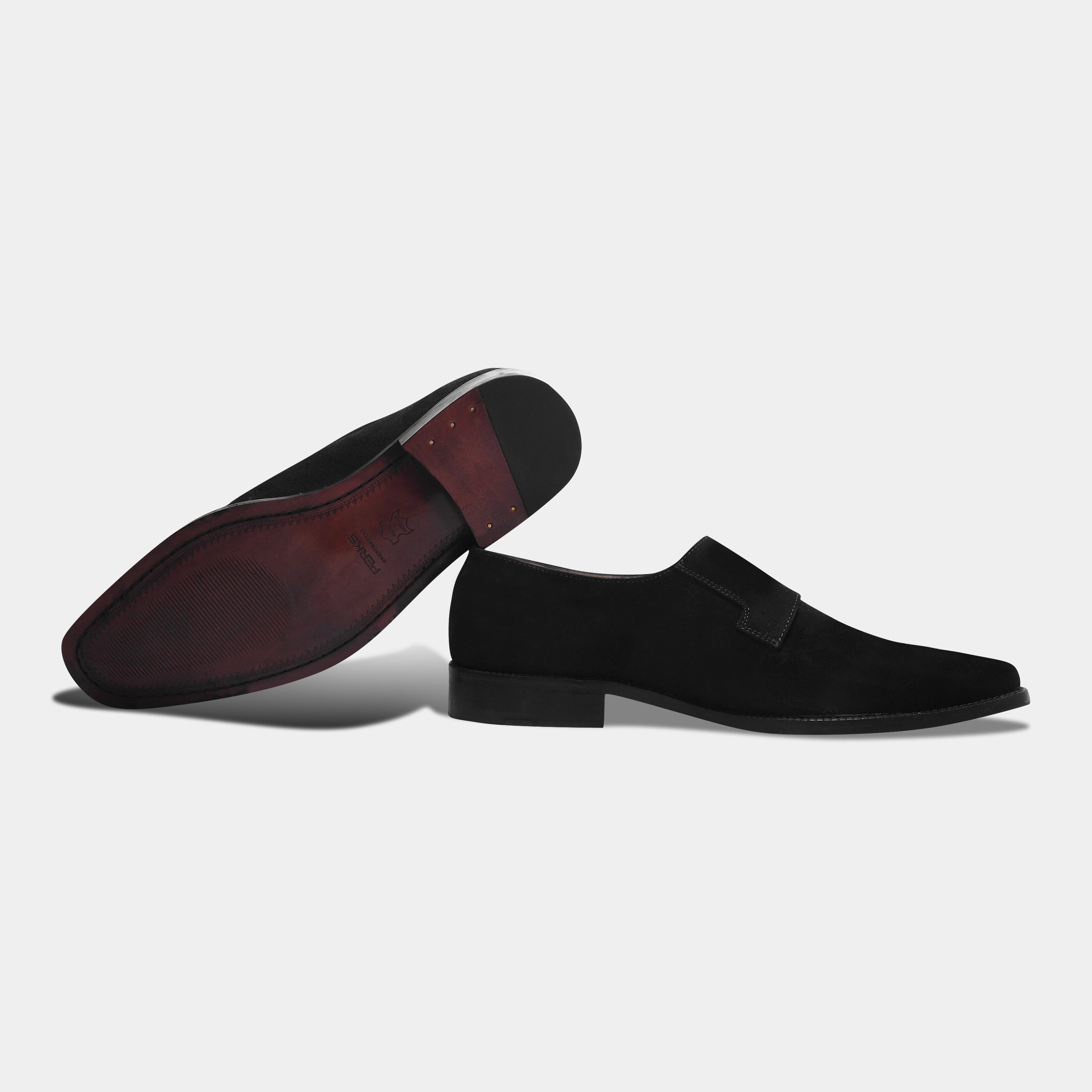 CORLEONE'S SUEDE MONK | FULL BLACK