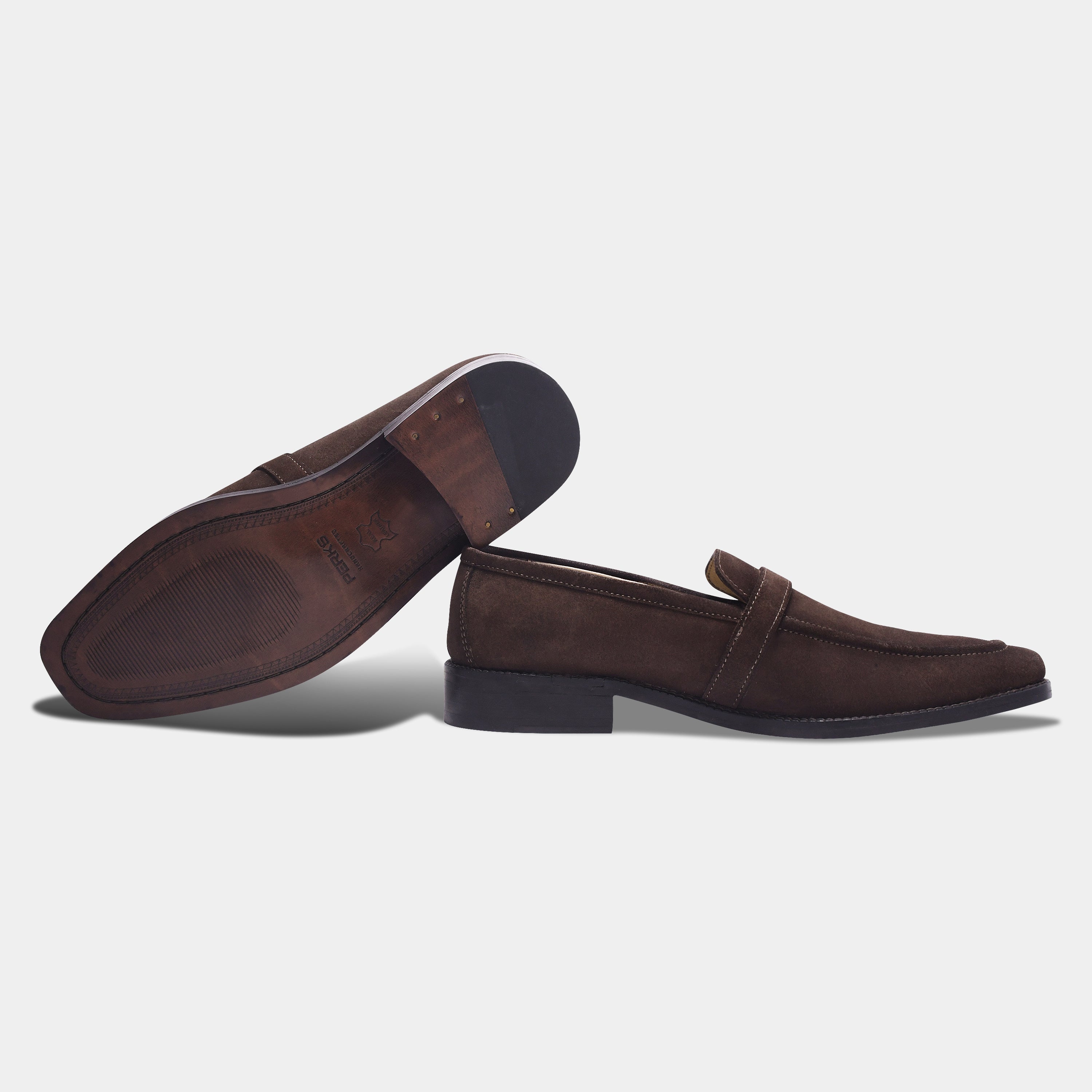 ARTHUR SHELBY SUEDE LOAFER | BROWN